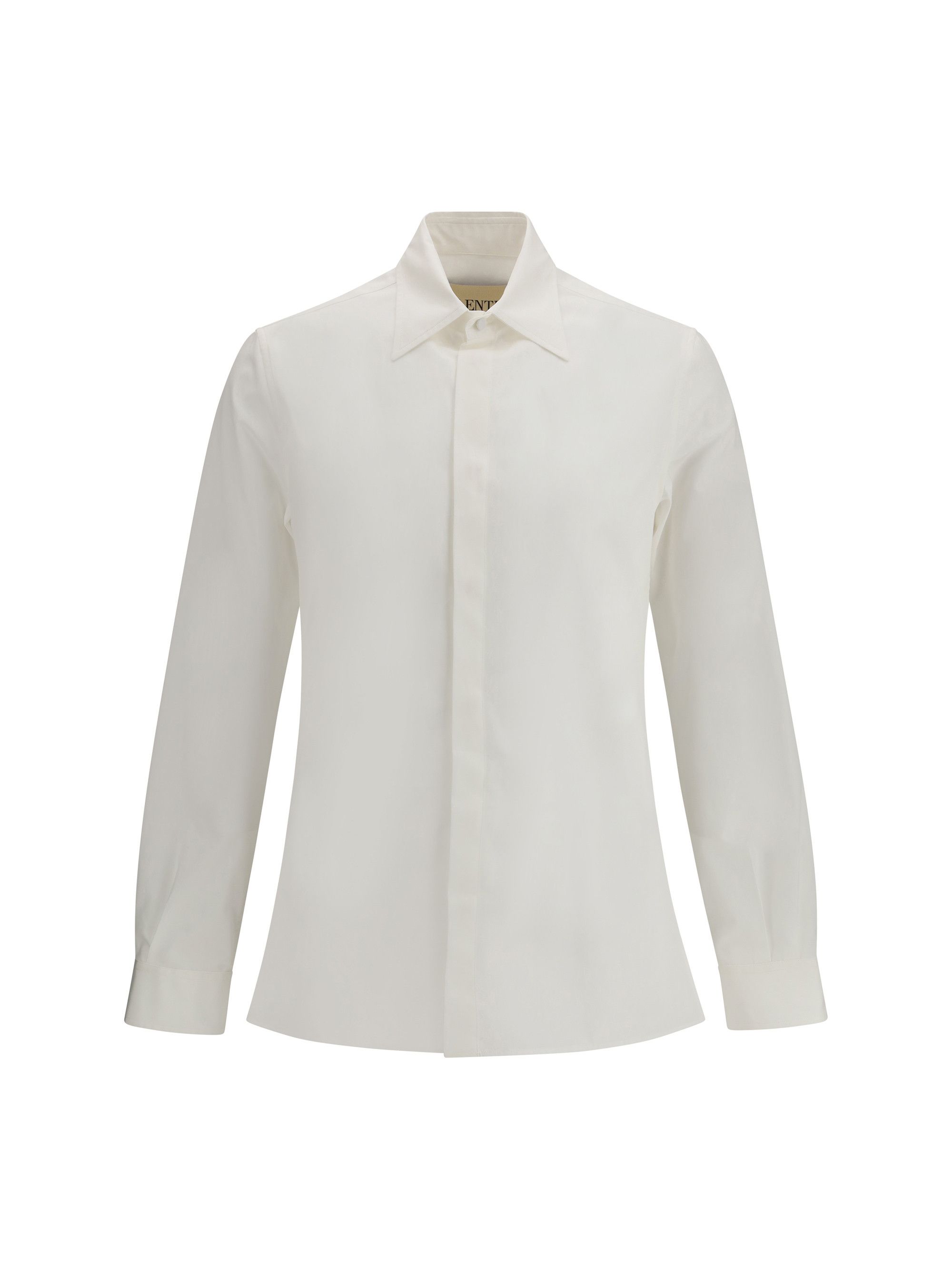 Valentino Rockstud Untitled Cotton Shirt Size US M / EU 48-50 / 2 - 1 Thumbnail