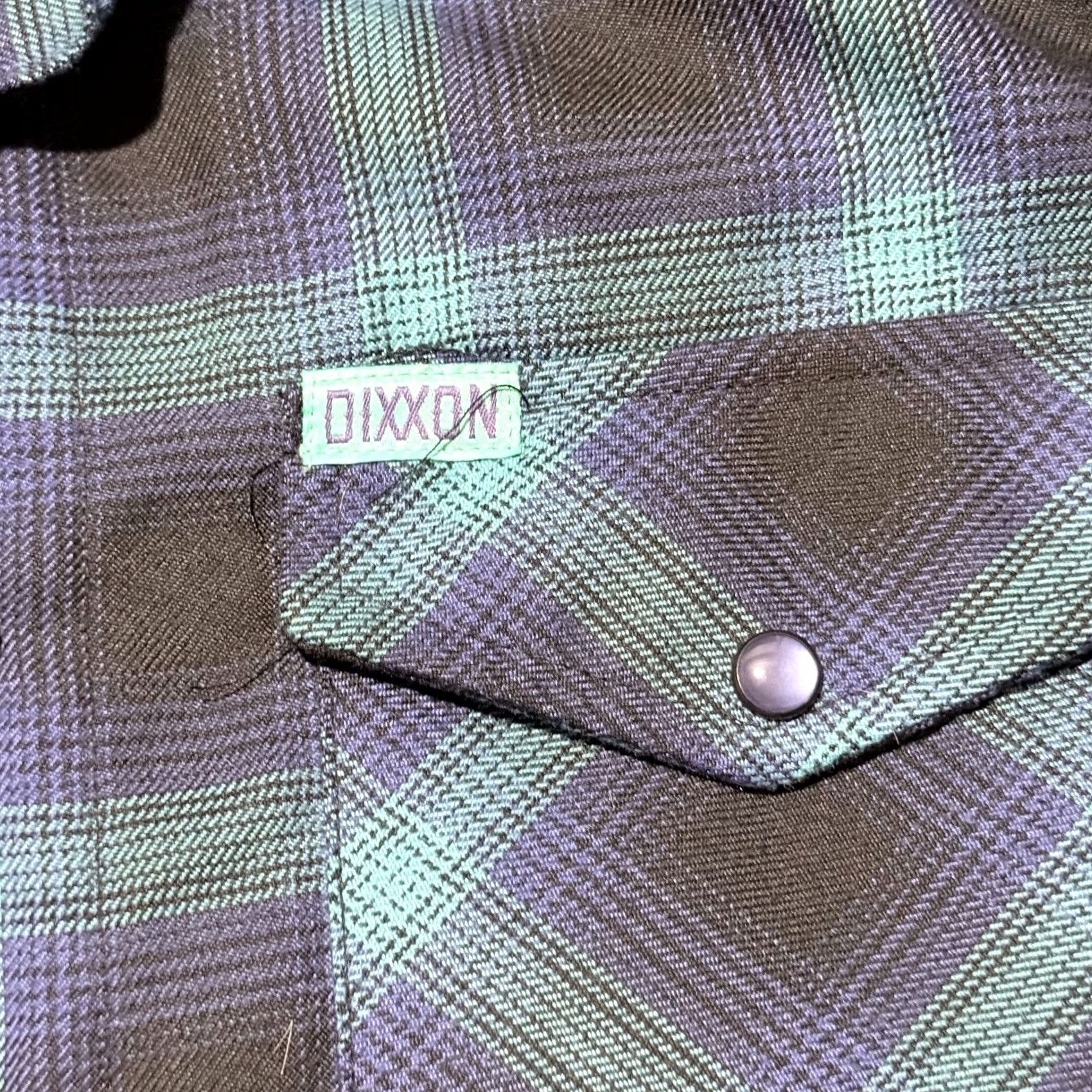 Vintage Dixxon Flannel Borealis Shirt Men Teal Blue Plaid Pearl Snap Long Sleeve XS Size US XS / EU 42 / 0 - 6 Thumbnail