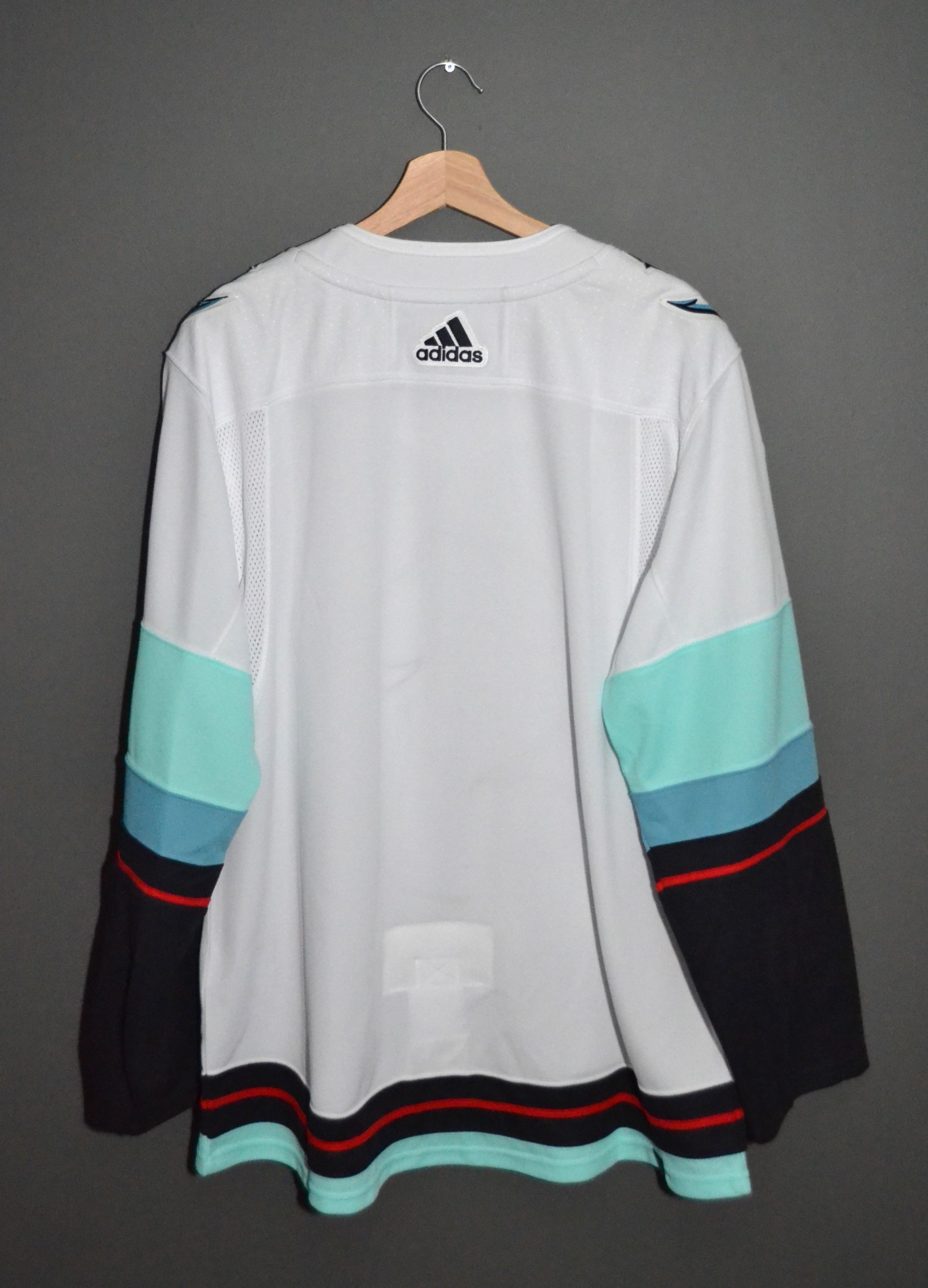 Adidas Seattle Kraken Adidas Away White Jersey 2022 54 Size US L / EU 52-54 / 3 - 11 Thumbnail