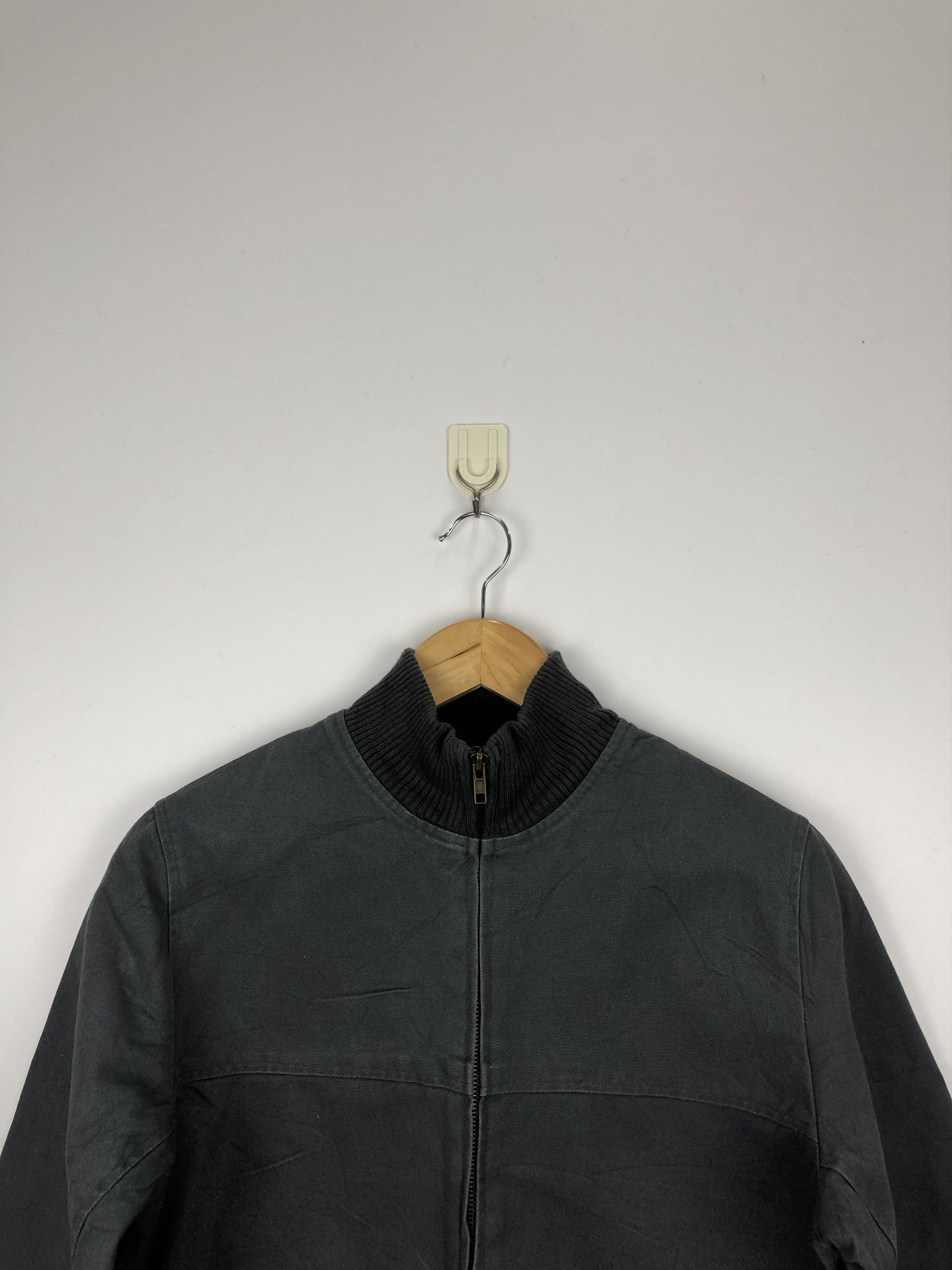 Japanese Brand Vintage 90s Japanese Brand Zipper Wool Jacket V0437 Size US M / EU 48-50 / 2 - 2 Thumbnail