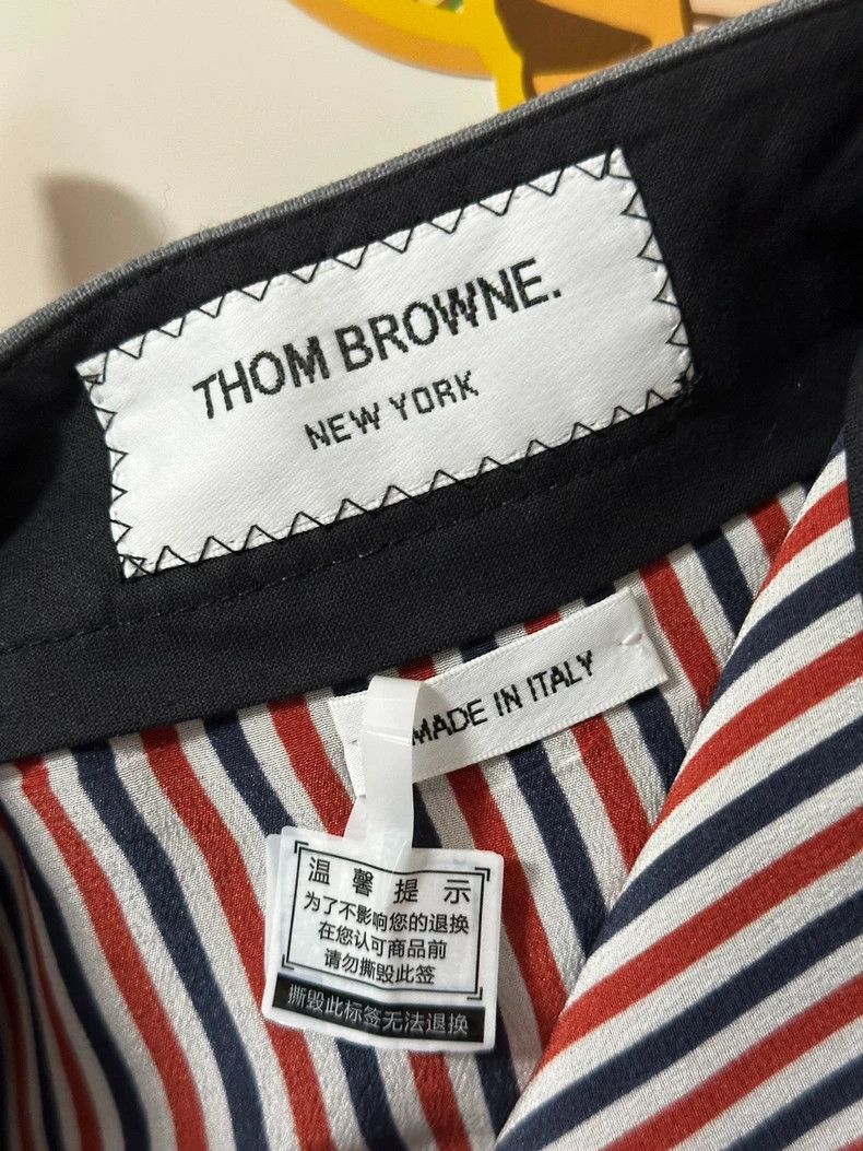 Thom Browne Thom Browne Grey pleated skirt Size 26" / US 2 / IT 38 - 3 Thumbnail