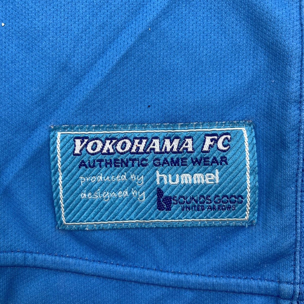 Hummel Vintage YOKOHAMA FC HUMMER Football Jersey Tee Shirt Size US XL / EU 56 / 4 - 11 Thumbnail