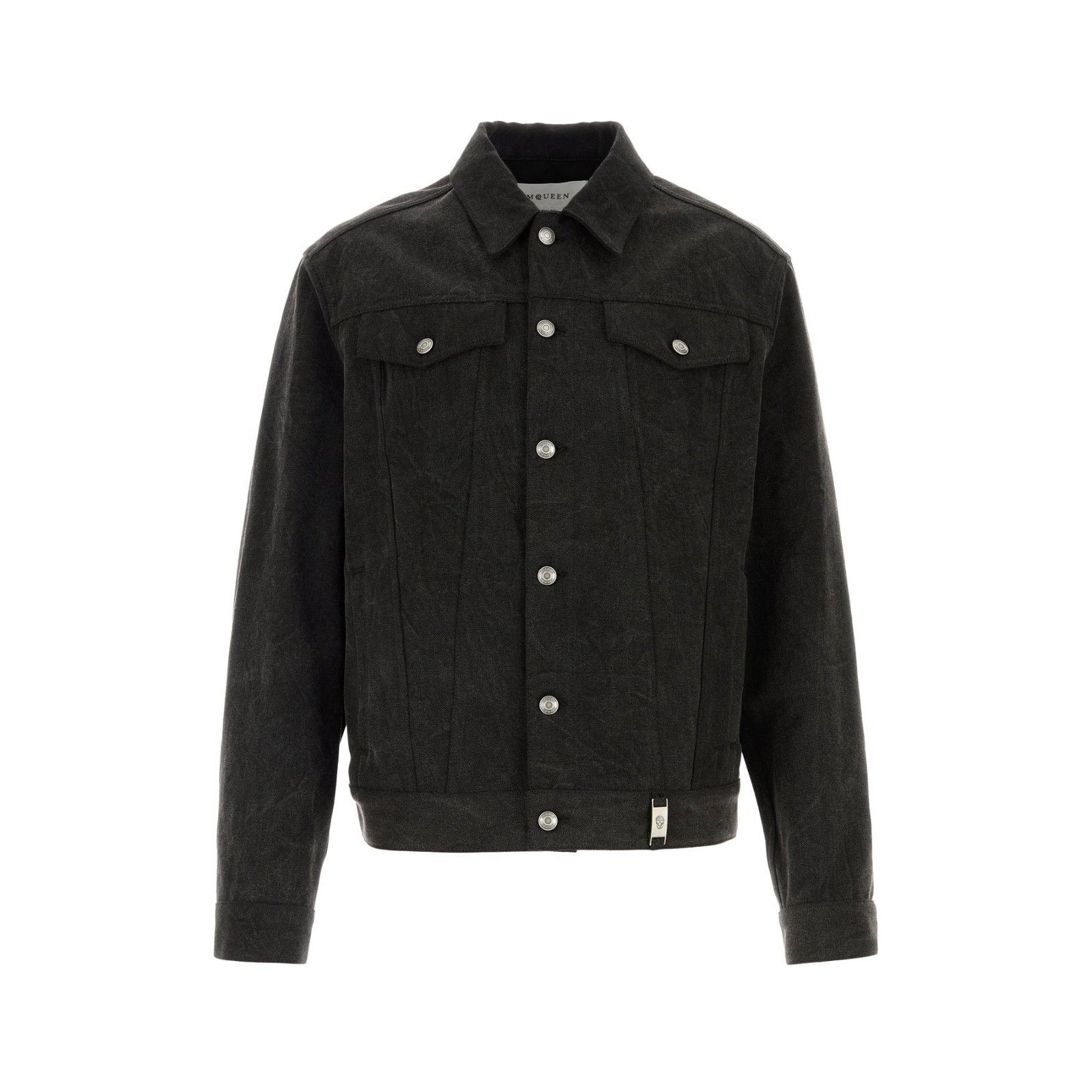 Alexander McQueen ALEXANDER MCQUEEN Slate Denim Jacket New & Authentic (Men's Size US M / EU 48-50 / 2 - 1 Thumbnail