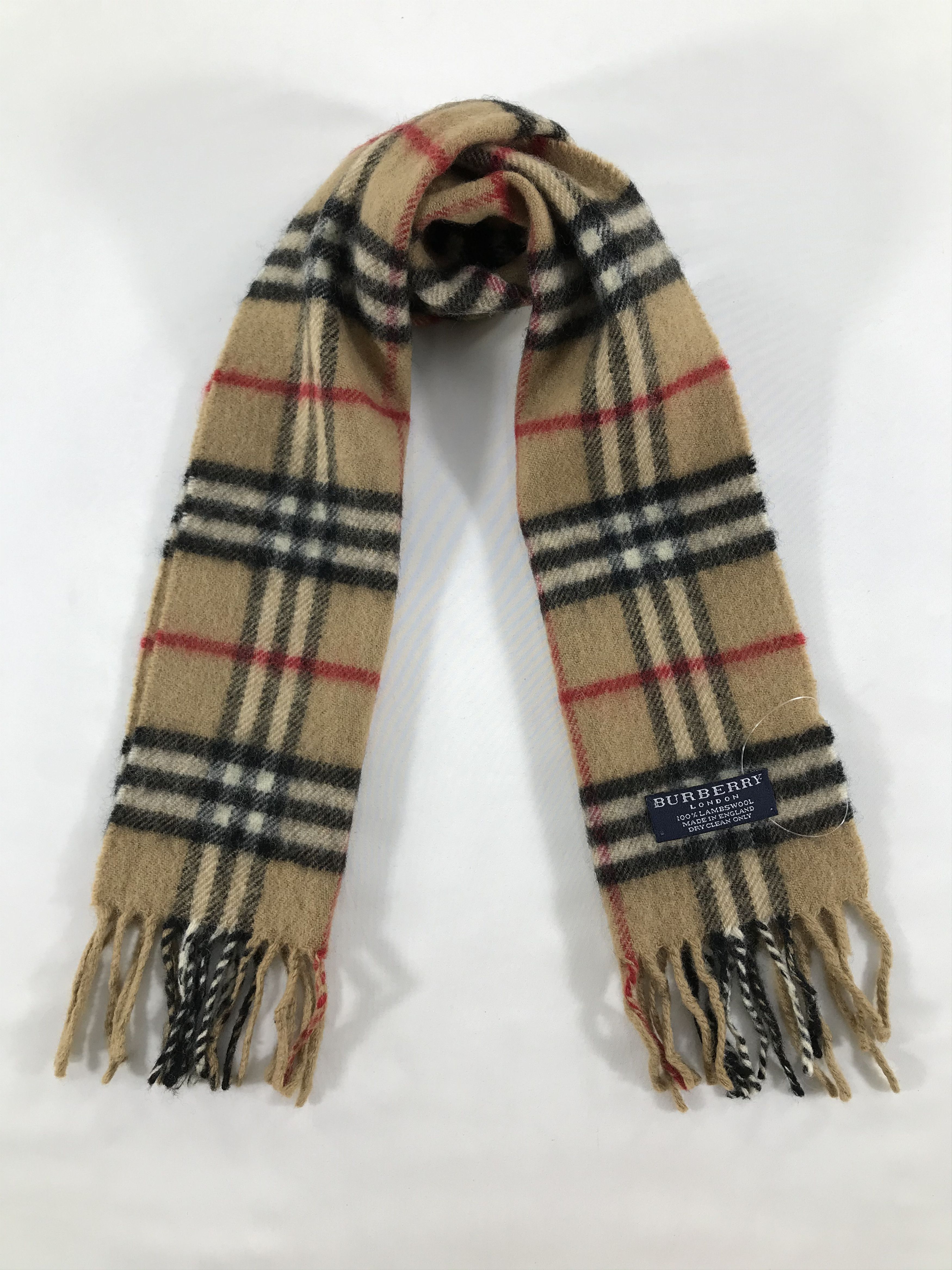 Burberry Vintage Burberry Scarf/Muffler/Neckwear MF1447 Size ONE SIZE - 1 Thumbnail