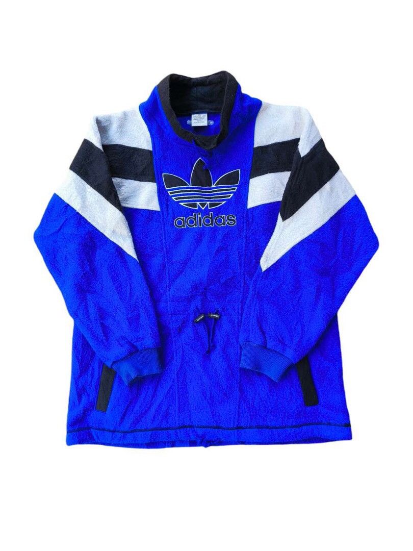 Adidas × Vintage Vintage 90a Adidas Decente Fleece Size US L / EU 52-54 / 3 - 1 Thumbnail
