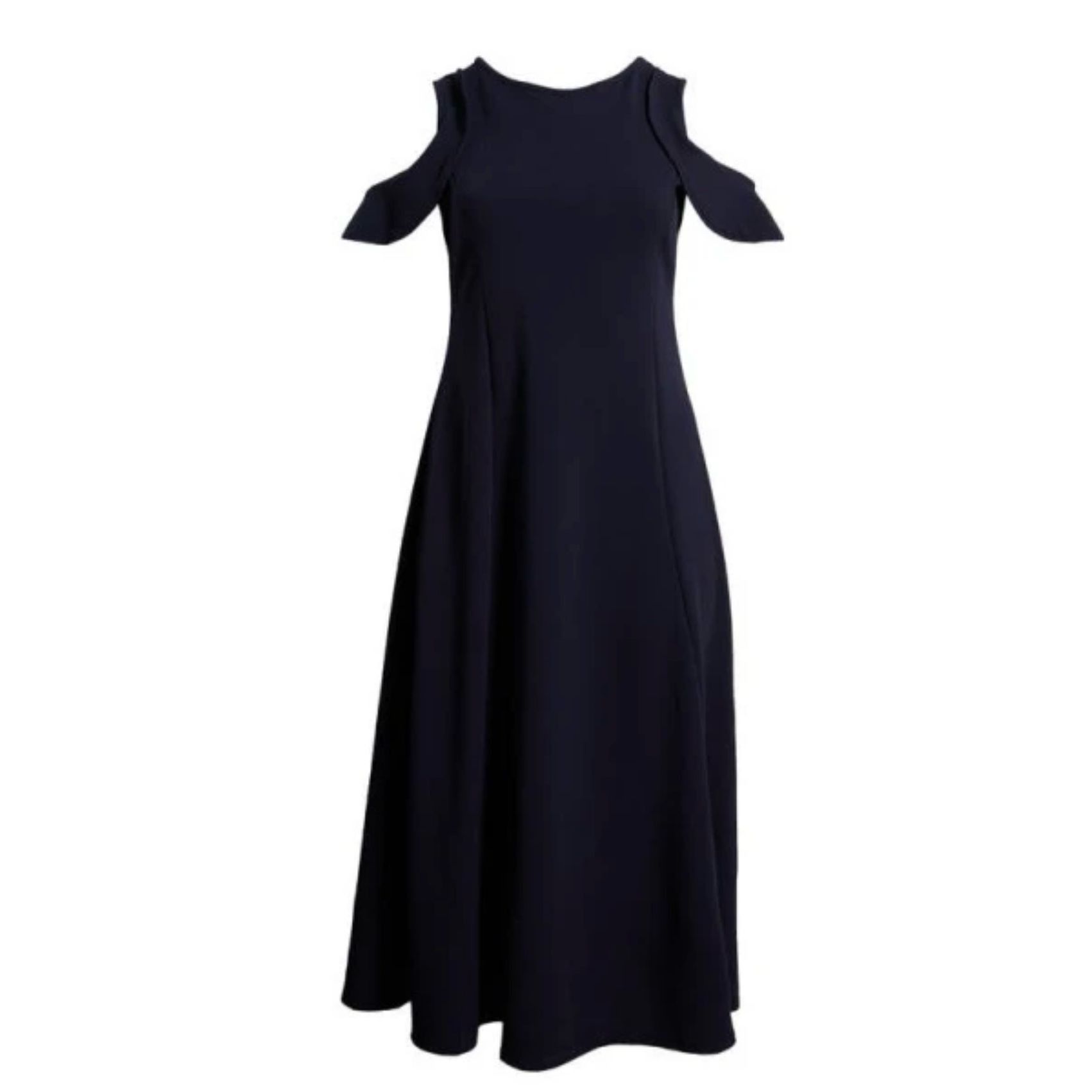 Other 24seven Comfort Apparel Ruffle Cold Shoulder Maxi Dress, For Size 3XL / US 20-22 - 8 Thumbnail