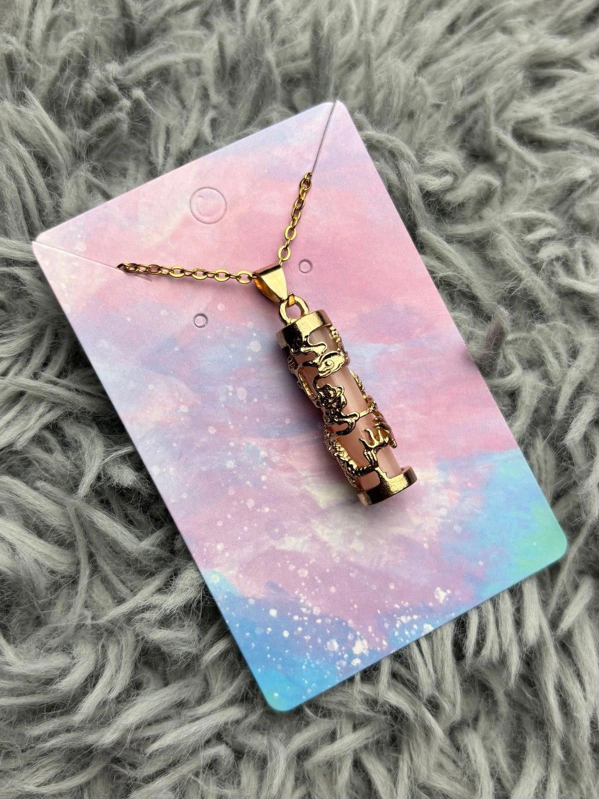 Handmade Gold plated glow in the dark necklace Size ONE SIZE - 1 Preview