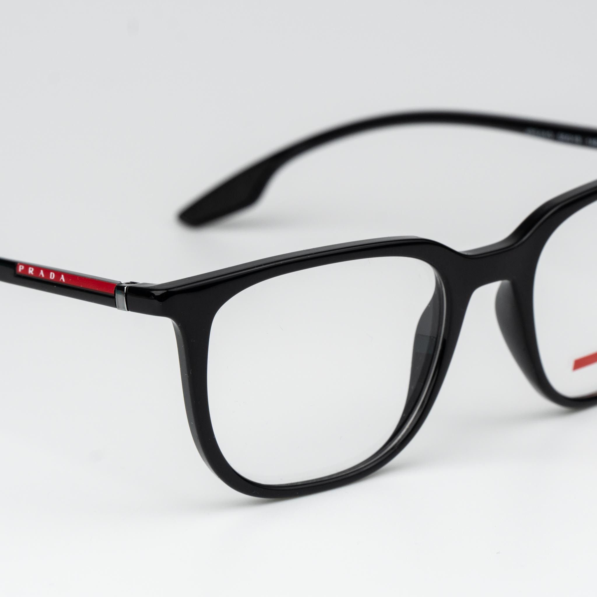 Prada Prada Linea Rossa Men Eyeglasses Square PS01OV 1AB1O1 Size ONE SIZE - 6 Thumbnail