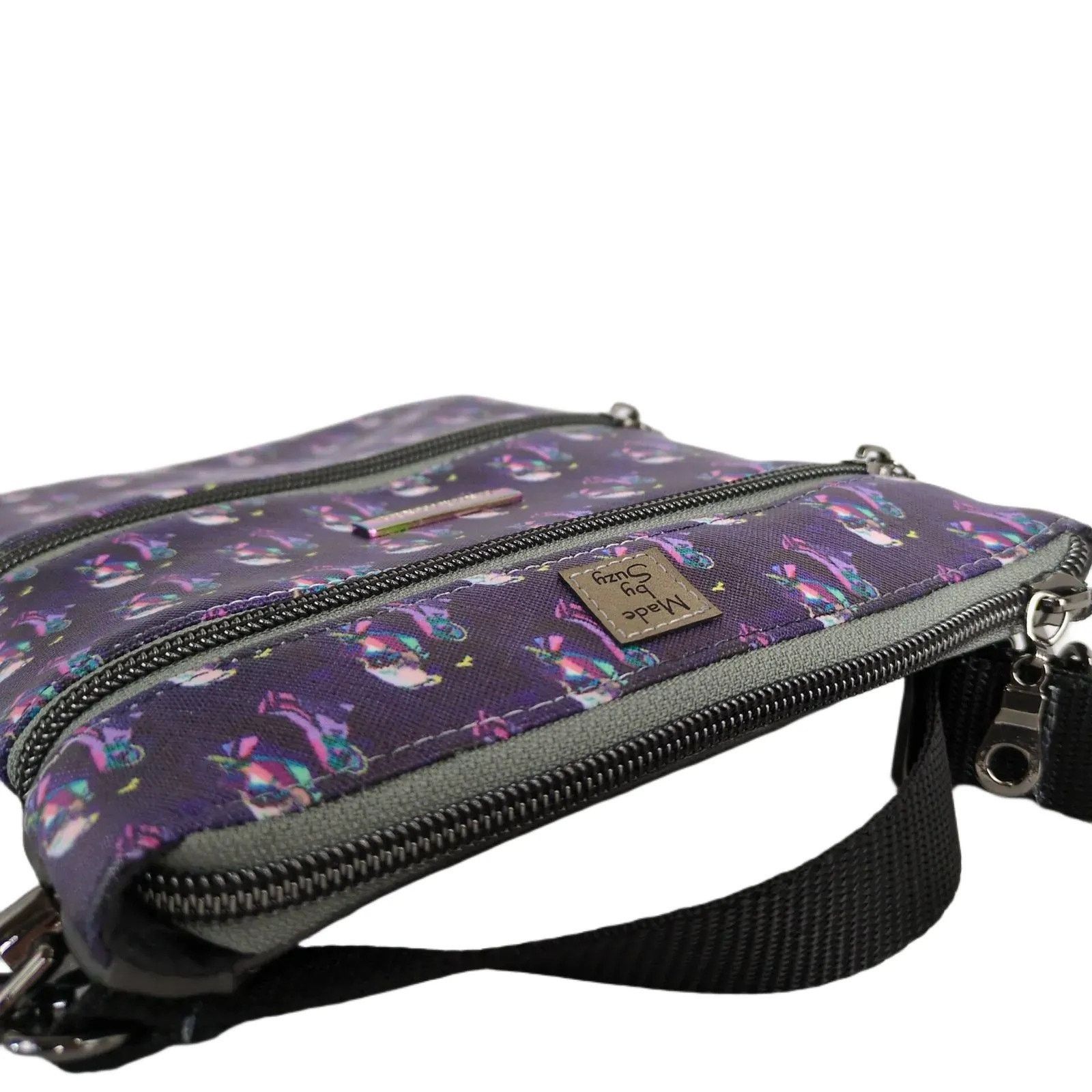 Handmade NWOT Post Malone Print Custom Made By Suzy Crossbody Bag Size ONE SIZE - 4 Thumbnail