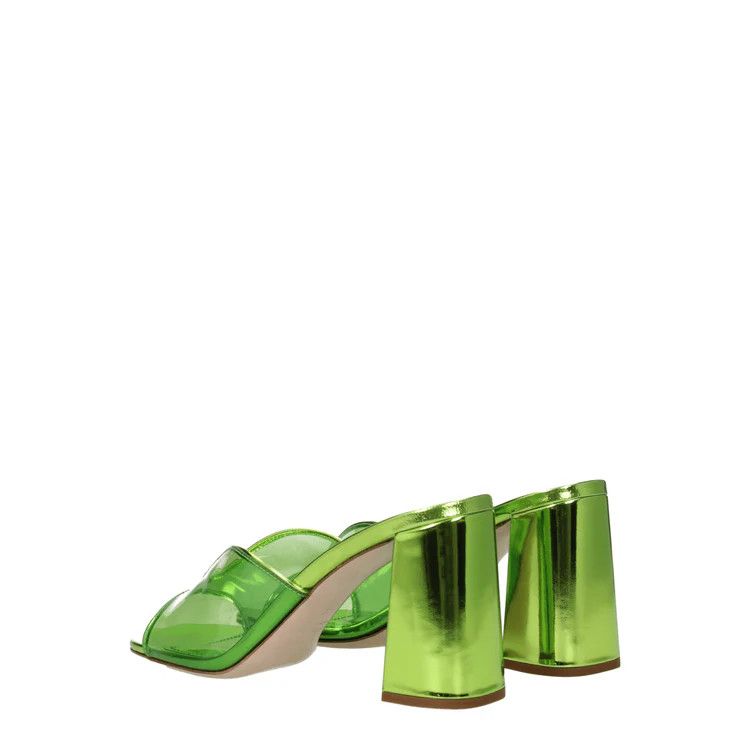 Miu Miu ob1o1e1124 Plexiglass Sandals in Green Size US 9 / IT 39 - 4 Thumbnail