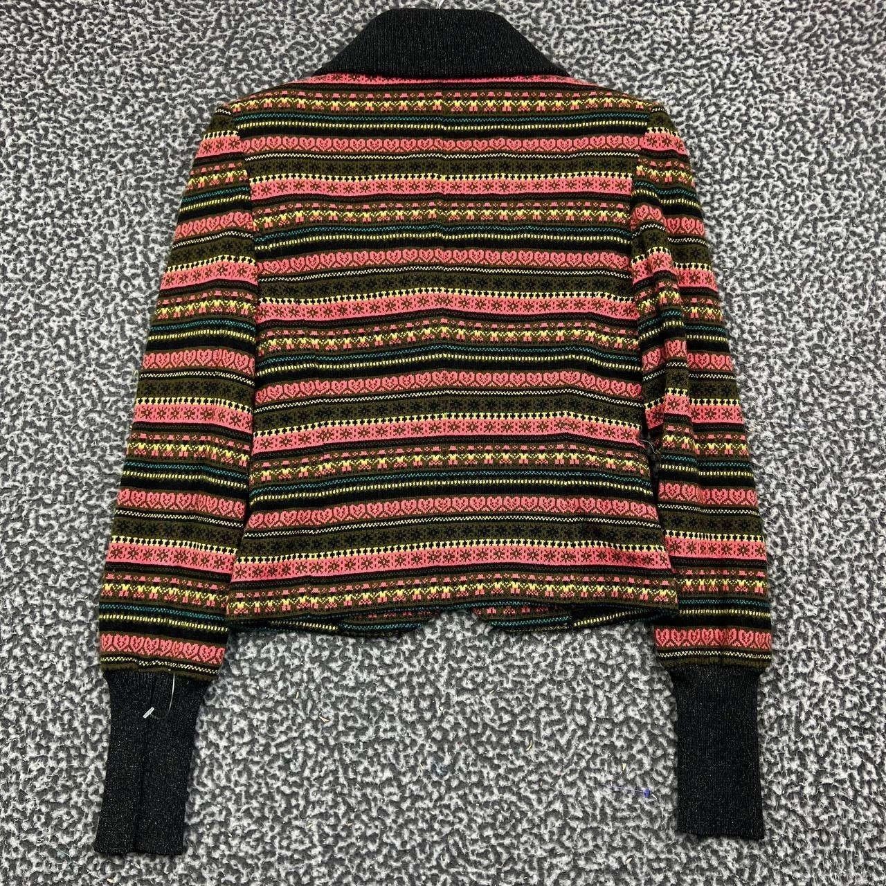Other Iisley New York Blazer Cardigan XS Fair Isle Wool Knit Size XS / US 0-2 / IT 36-38 - 2 Thumbnail