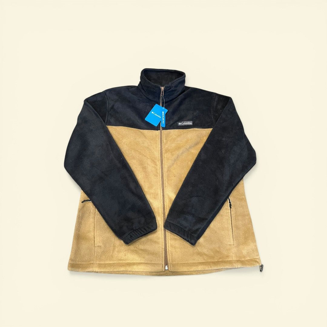 Columbia Columbia Two-Tone Brown & Black Fleece Sweatshirt Size US L / EU 52-54 / 3 - 1 Thumbnail