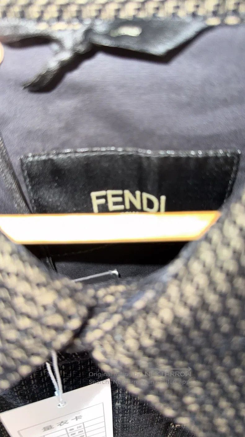 Fendi Fendi Solid Color Single-Breasted Casual Jacket Size US S / EU 44-46 / 1 - 3 Thumbnail