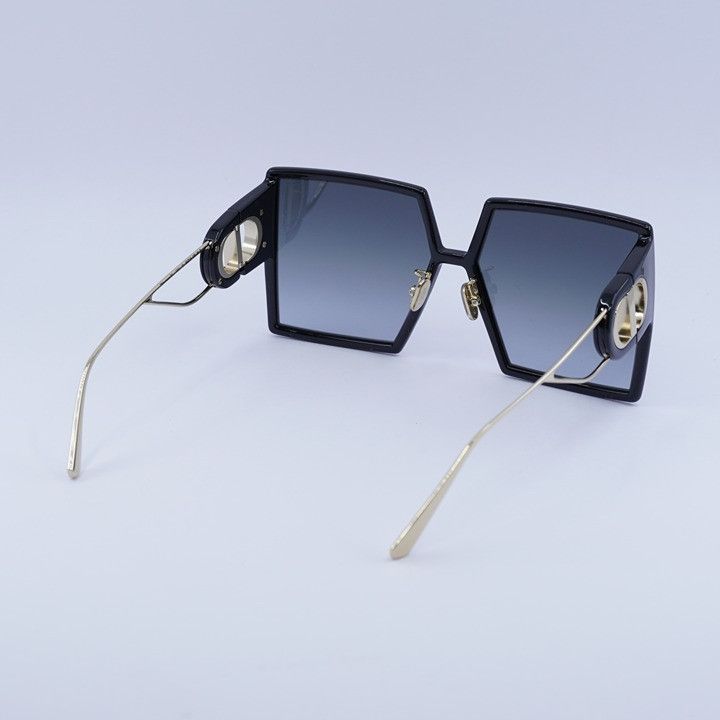 Dior Dior 30MONTAIGNE SU 12A1 Sunglasses Black Square Frame, Grad Size ONE SIZE - 4 Thumbnail
