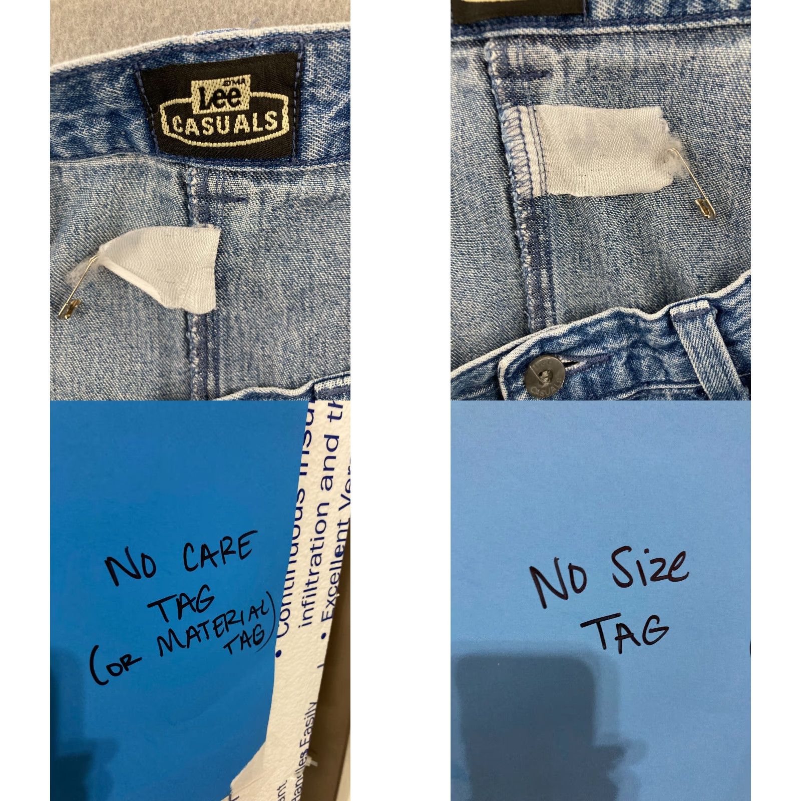 Lee VINTAGE Lee Denim Skirt Womens High Rise Midi A-Line 30x33 Blue 80s 90s Casual Shirt/Skirt? Size 30" / US 8 / IT 44 - 8 Thumbnail