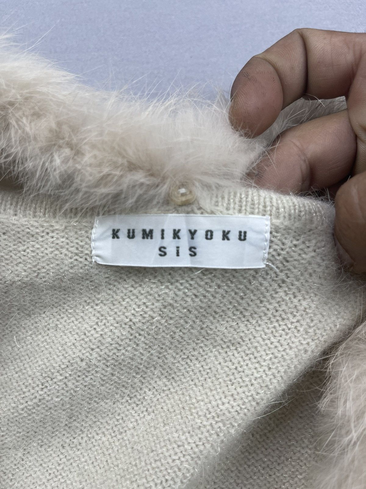 If Six Was Nine KUMIKYOKU SIS FAUX FUR HAIR BLOUSES Size XS / US 0-2 / IT 36-38 - 5 Thumbnail