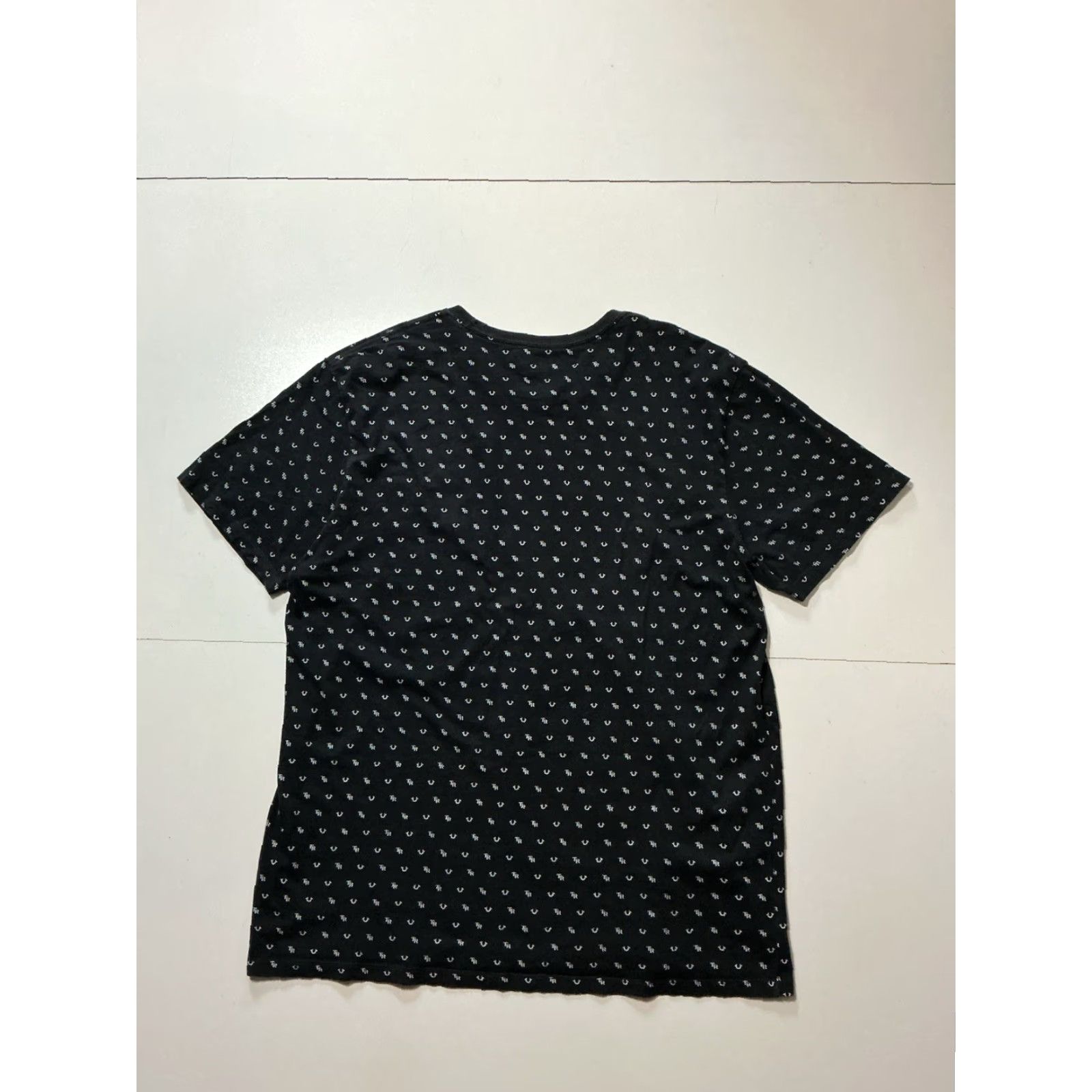 True Religion VINTAGE True Religion All Over Print Monogram Black Short Sleeve Crewneck T-Shirt XXL Men Size US XXL / EU 58 / 5 - 3 Thumbnail