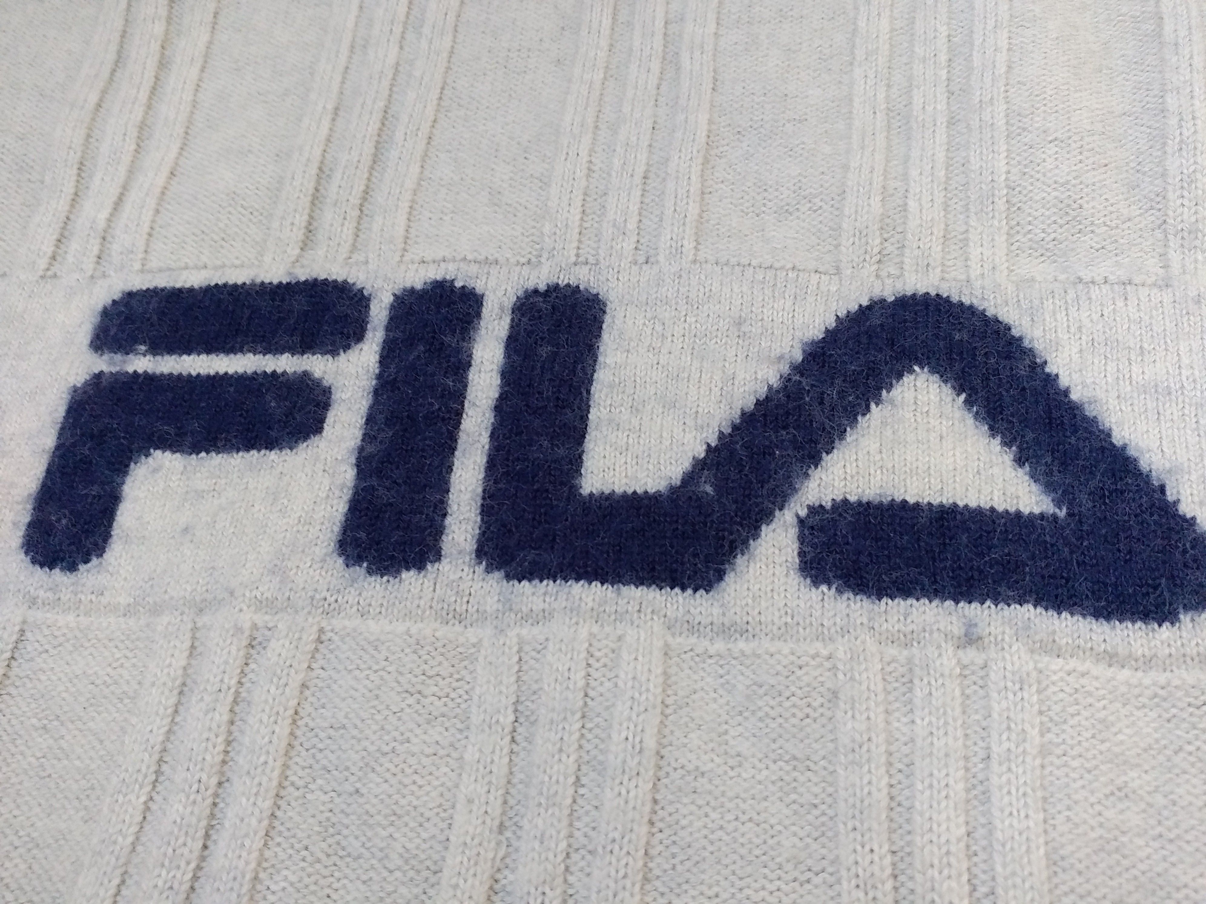Fila × Vintage FILA sweatshirt, vintage blue fleece shirt, 90s hip-hop XL Size US XL / EU 56 / 4 - 11 Thumbnail