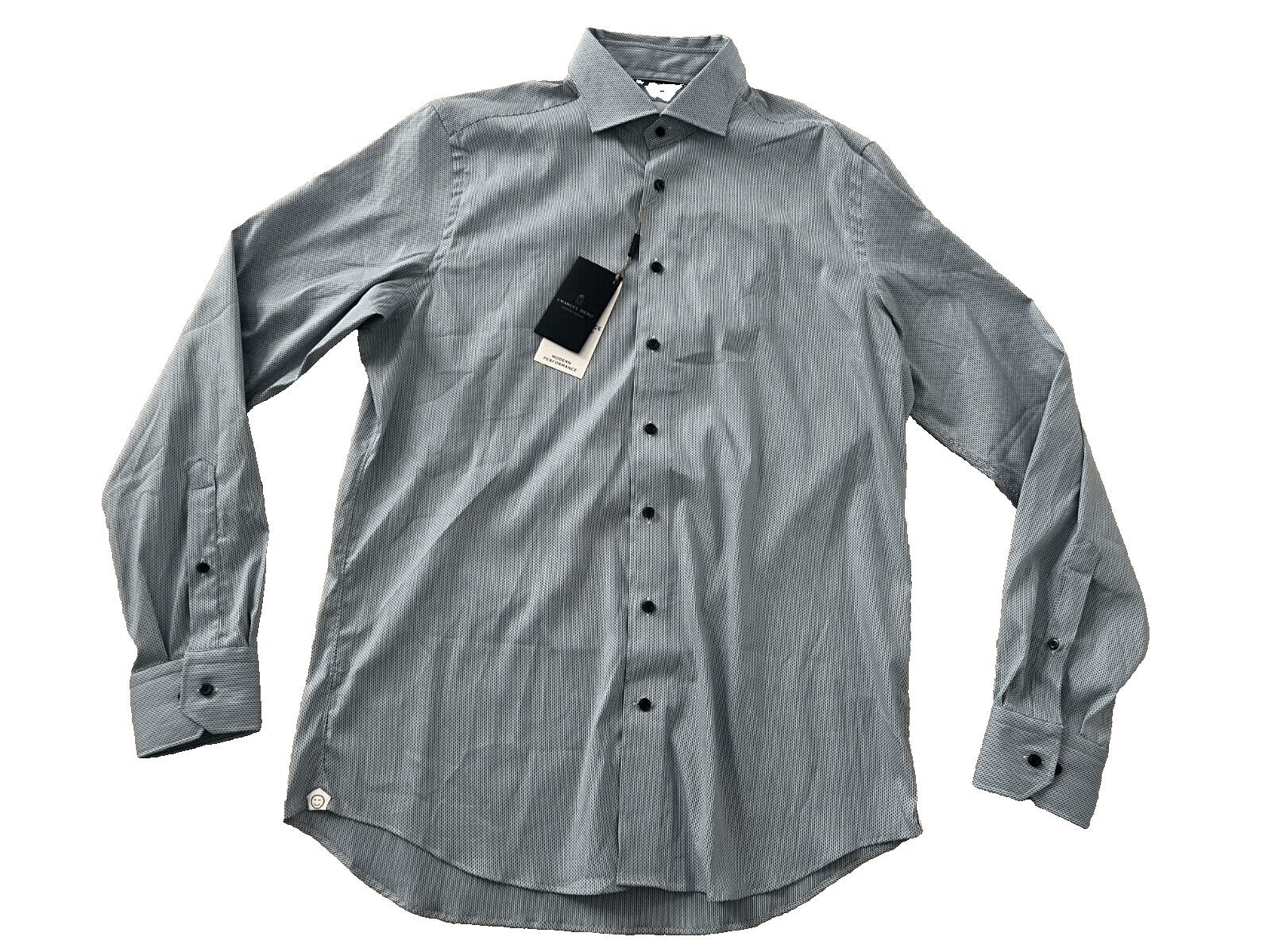 Other Emanuel Berg By-Byron Modern Fit Shirt Blue ( 41 / 16 ) Size US S / EU 44-46 / 1 - 1 Thumbnail