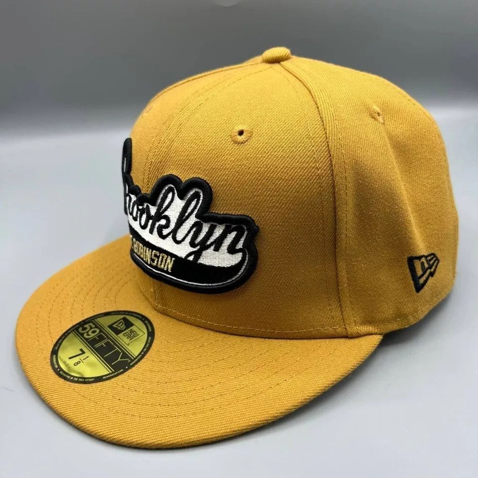 New Era Brooklyn Dodgers Hat Men 7 1/8 59Fifty New Era Fitted Cap Size ONE SIZE - 3 Thumbnail
