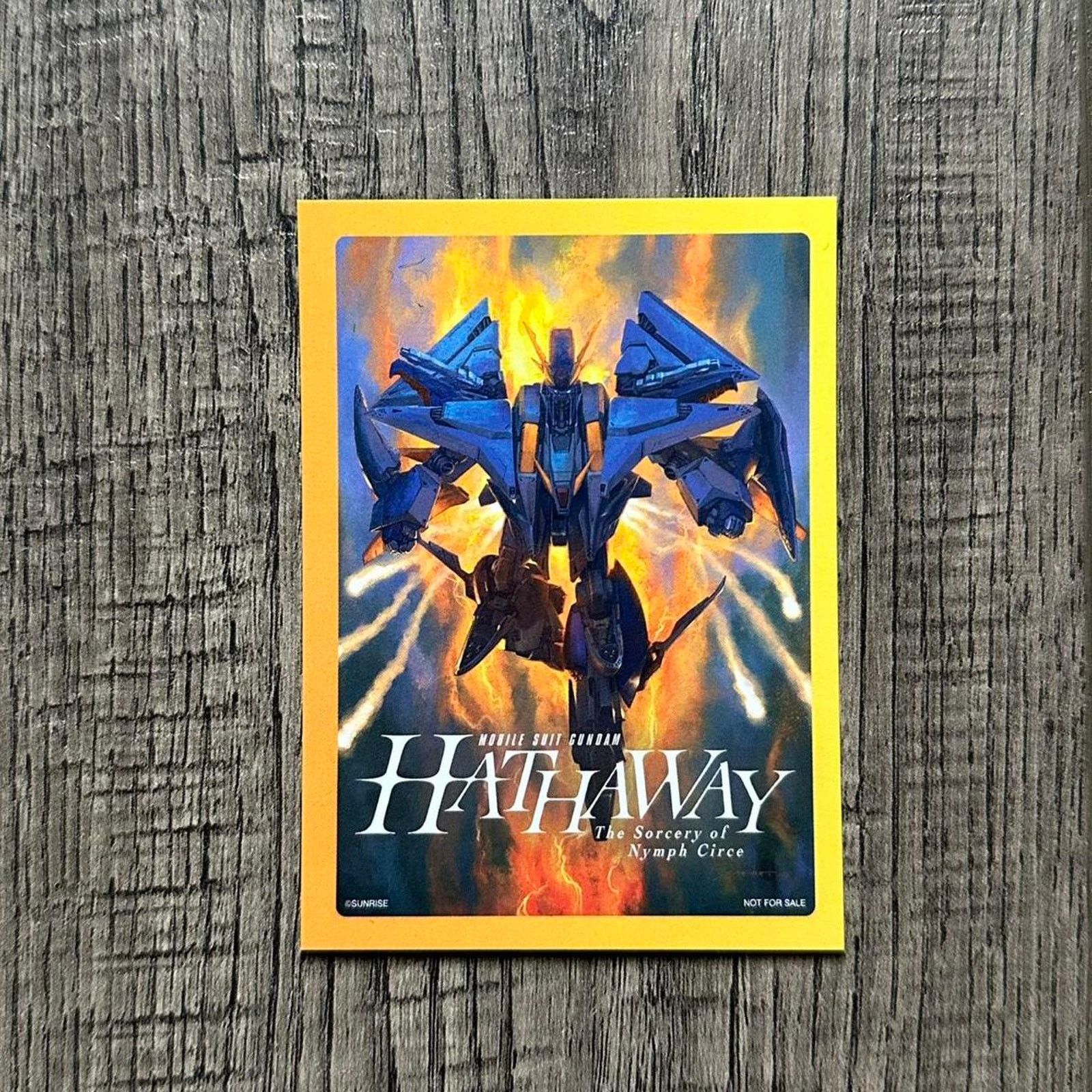 Japanese Brand × Other 2026 Mobile Suit Gundam Hathaway Movie Promo Collector Card Size ONE SIZE - 2 Thumbnail