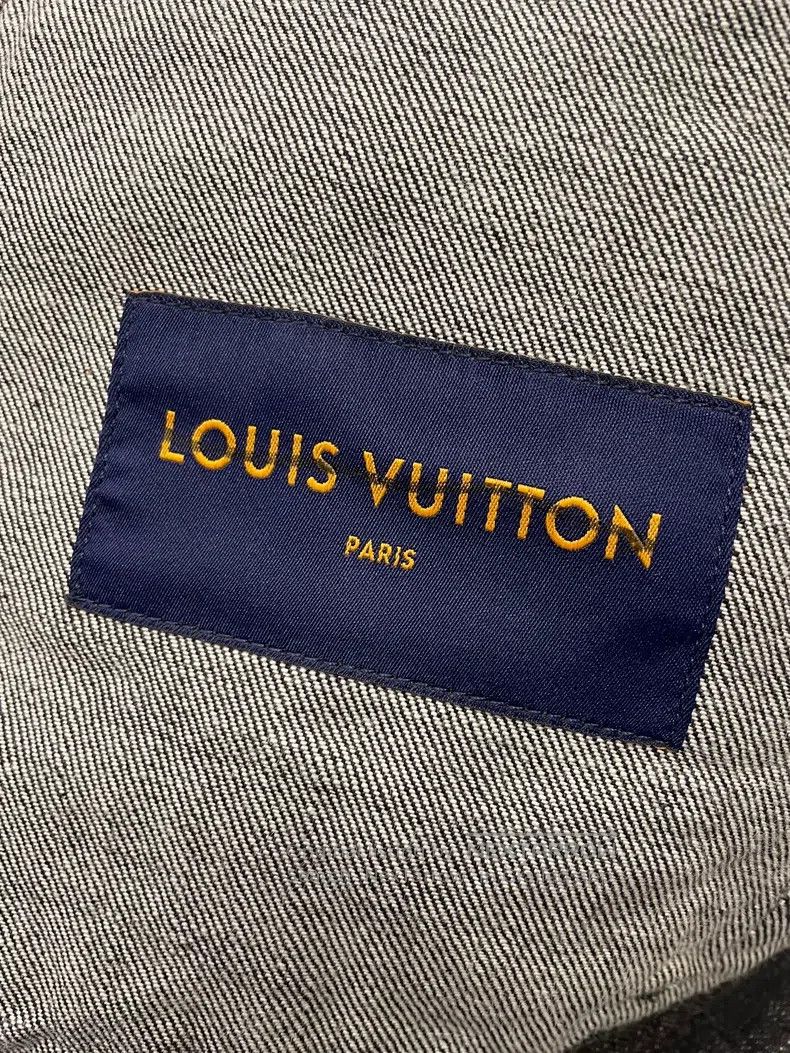 Louis Vuitton Louis Vuitton Dark Blue Pocket Denim Jacket Size US M / EU 48-50 / 2 - 7 Thumbnail