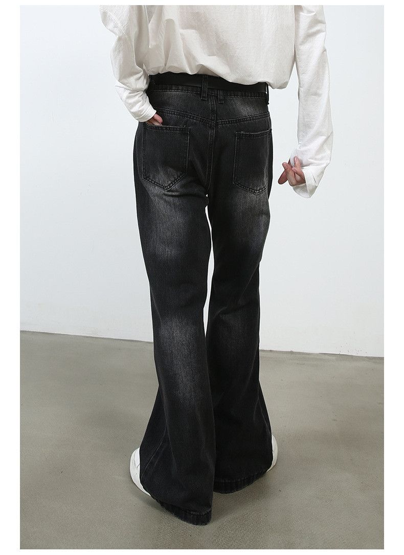 Japanese Brand American retro washed straight wide-leg flared jeans for men Size US 32 / EU 48 - 4 Thumbnail