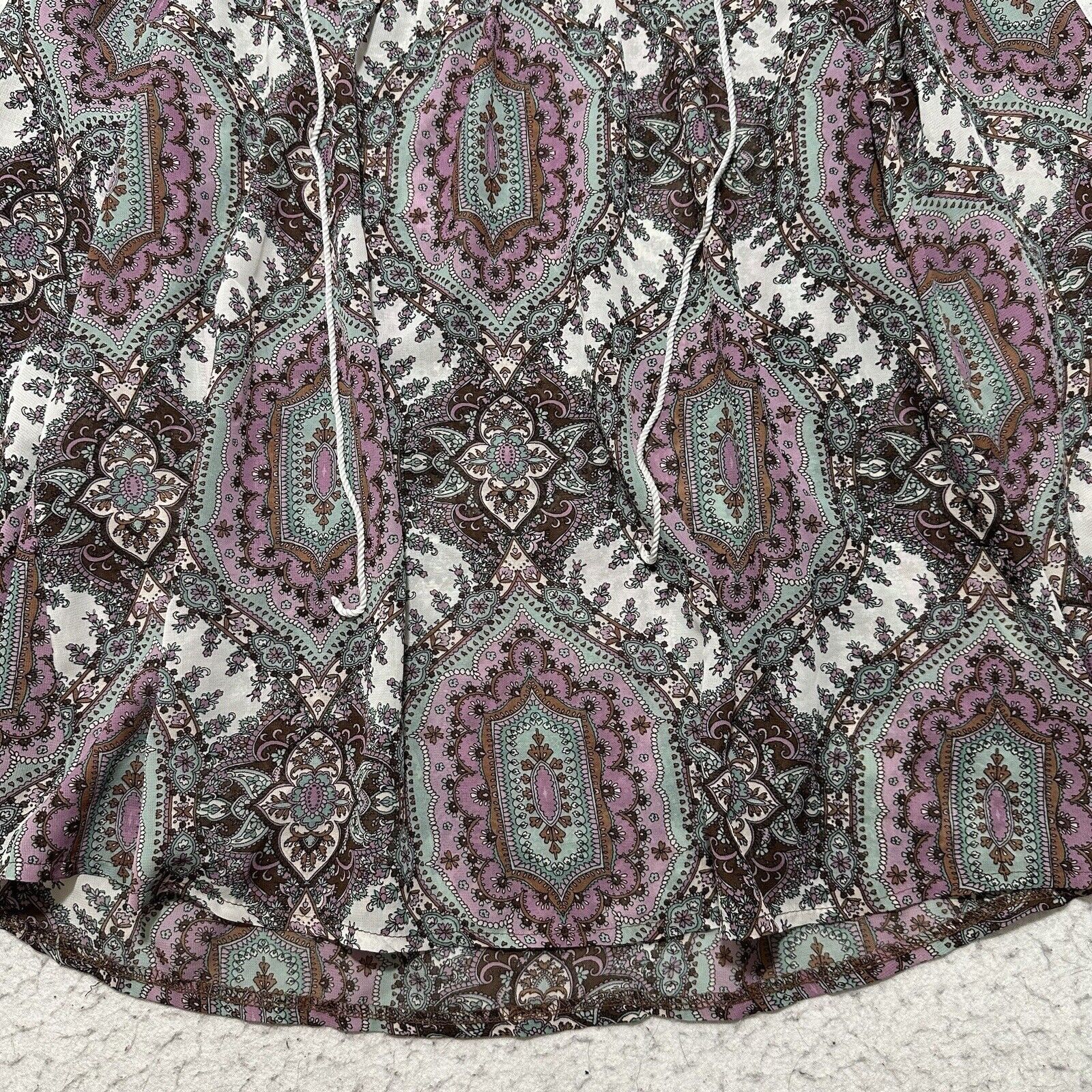 Wrangler Wrangler Large Lightweight Blouse Ornate Patterned Colorful Size L / US 10 / IT 46 - 4 Thumbnail