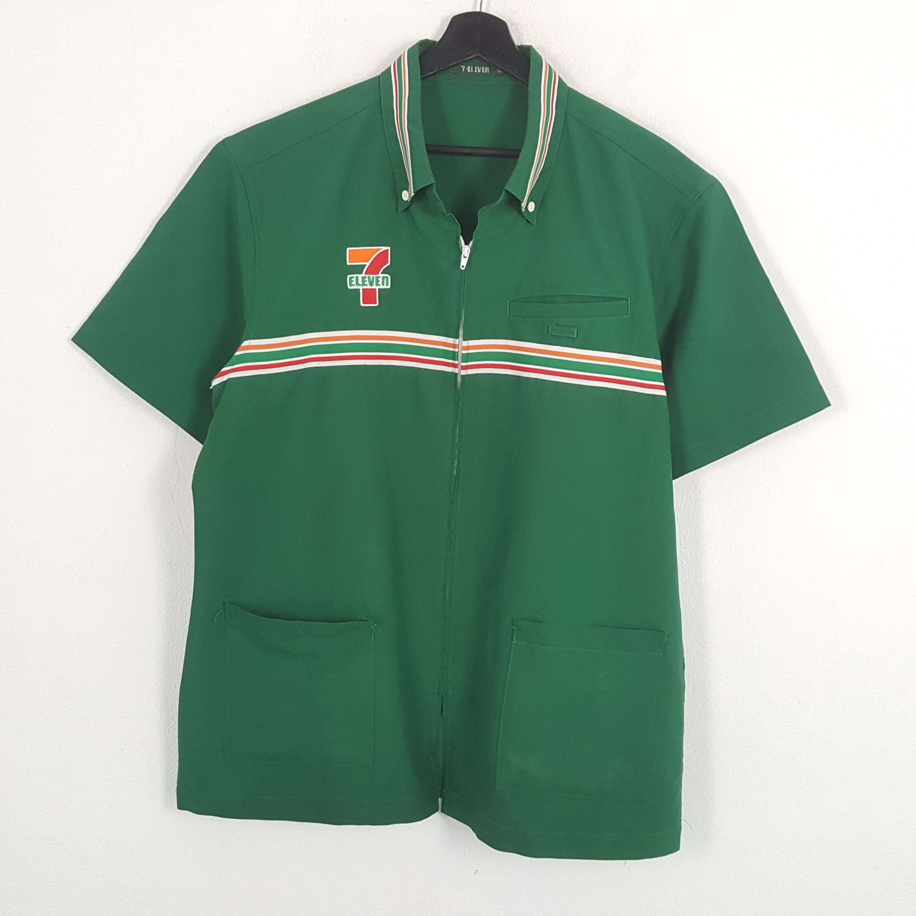 Japanese Brand × Vintage 7 ELEVEn Japanese Workers Workwear Jacket Size US L / EU 52-54 / 3 - 3 Thumbnail