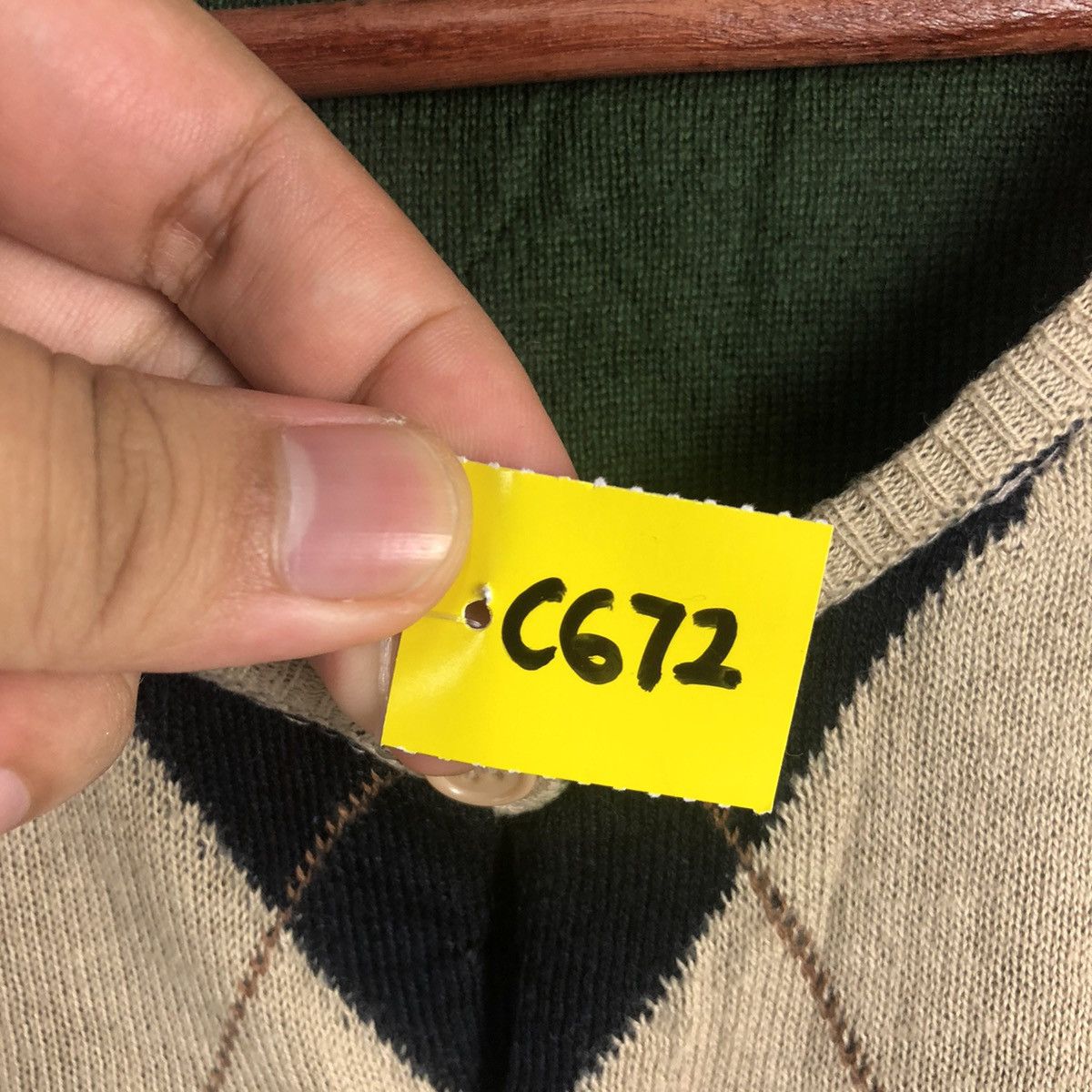 Homespun Knitwear × Japanese Brand DL Japan vintage cardigan Beige Knitwear #C672 Size S / US 4 / IT 40 - 9 Thumbnail