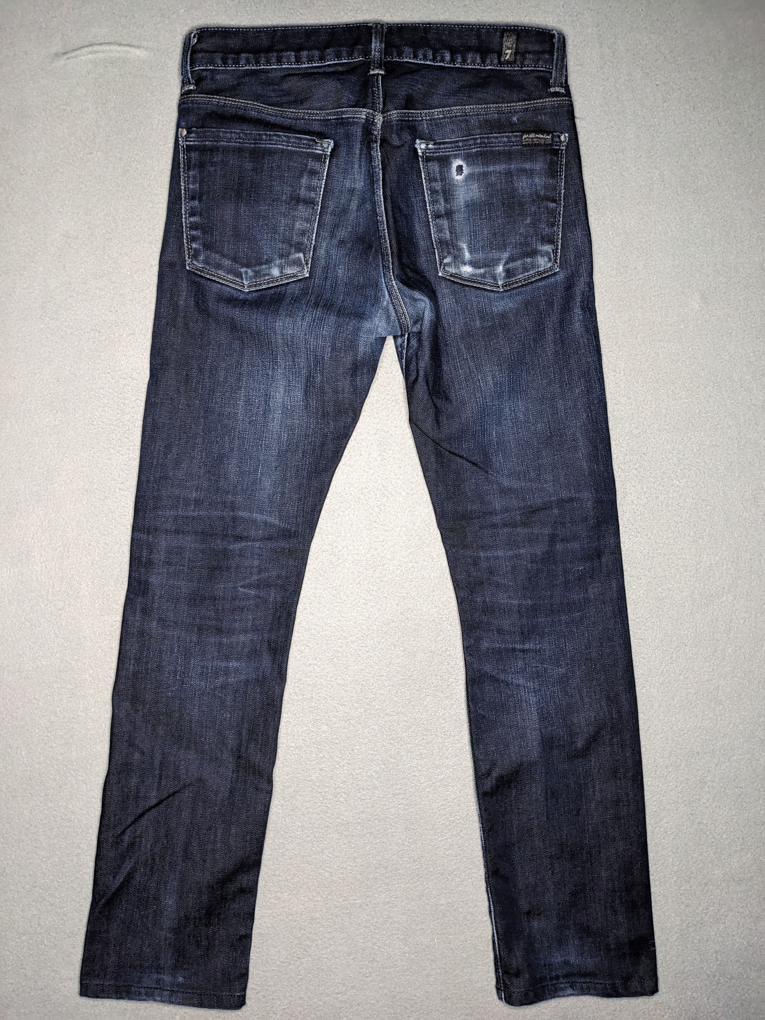7 For All Mankind 7 For All Mankind Mens Rhigby Jeans 31x30 USA Denim Straight Size US 31 - 5 Thumbnail