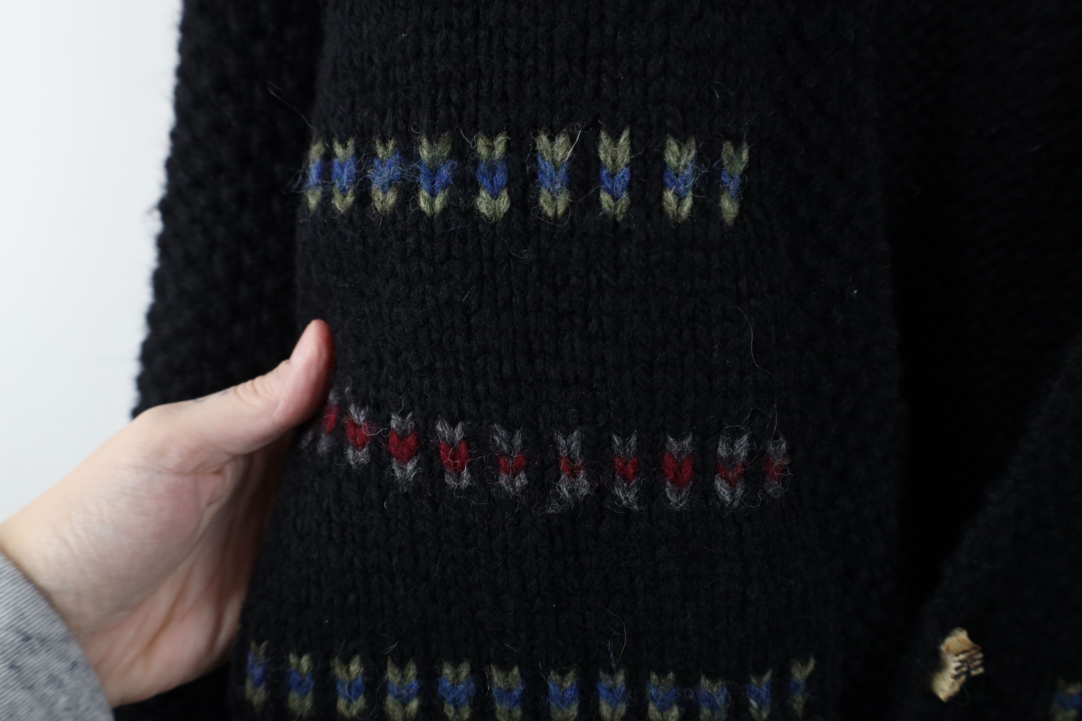 Vintage Vintage 60s Rockabilly Knit Shetland Wool Cardigan Sweater Size US M / EU 48-50 / 2 - 7 Thumbnail
