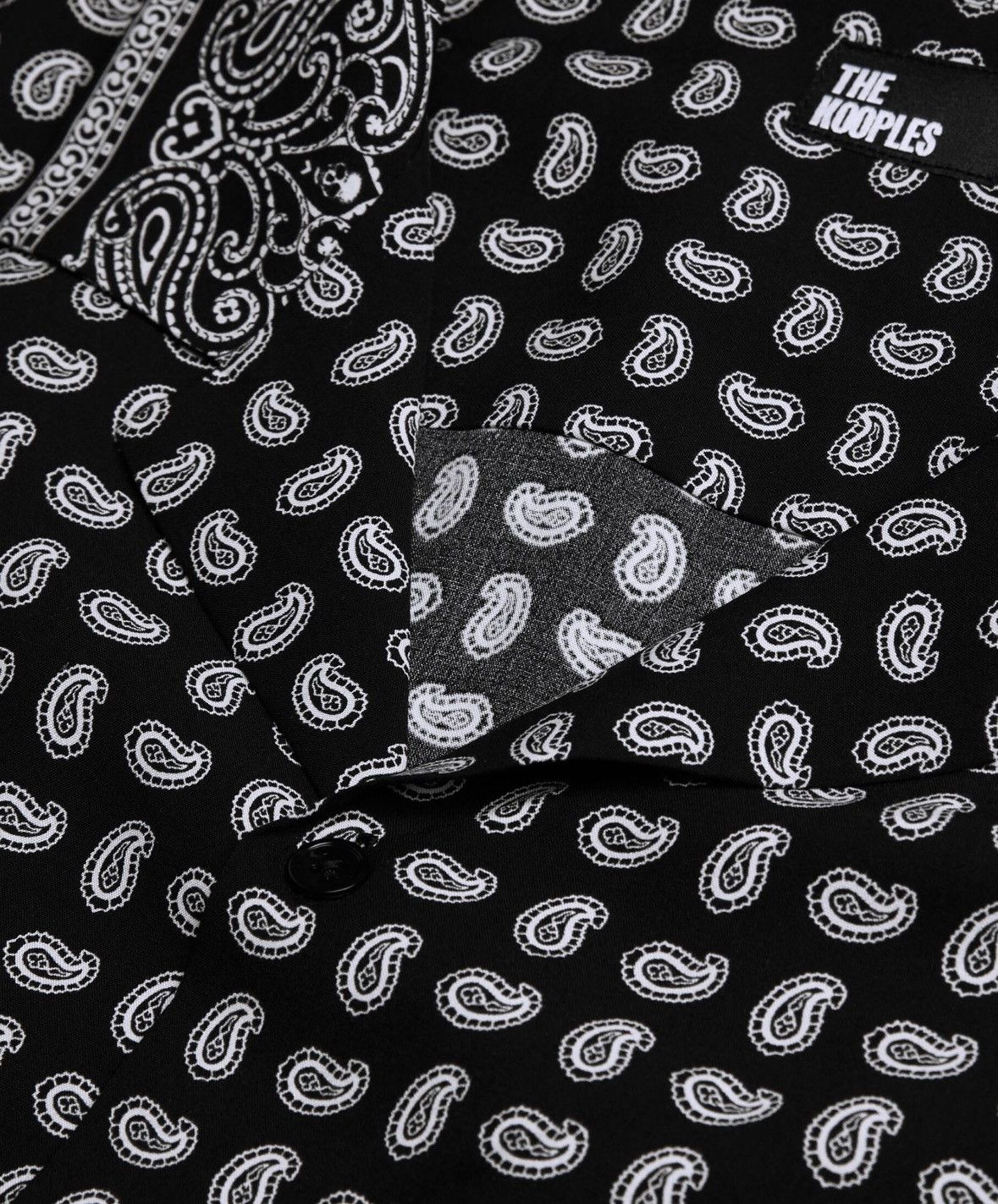 The Kooples × Vintage The kooples L HCCC28014K all printed Bandana shirt polo tee Size US L / EU 52-54 / 3 - 3 Thumbnail