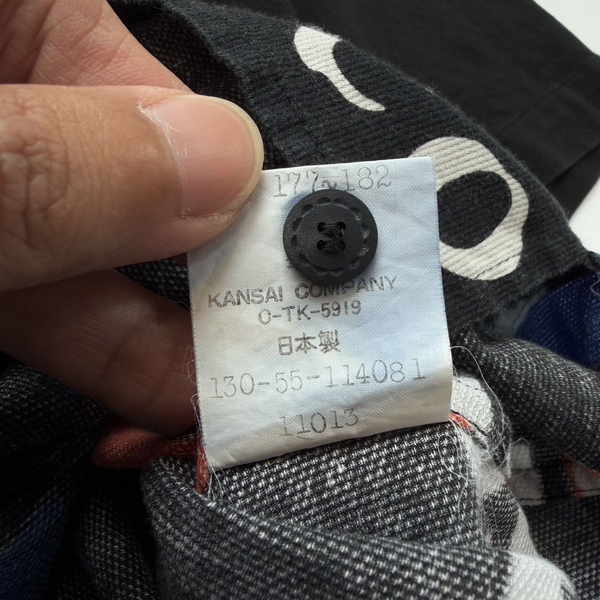 Kansai Yamamoto 1990s Kansai Man Urban Myth Graphic Open Collar Shirt Size US L / EU 52-54 / 3 - 11 Thumbnail