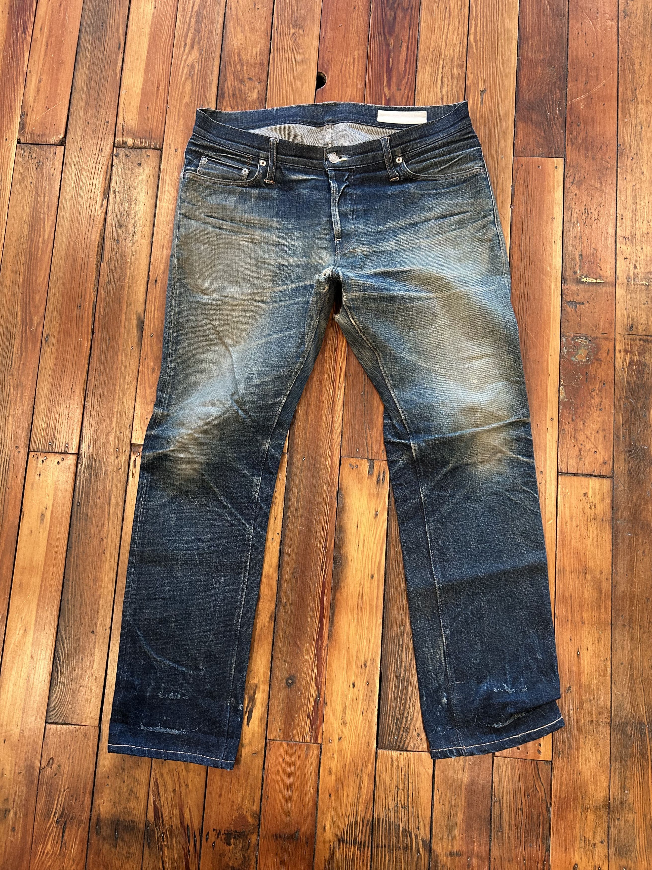 Big John Big John R009 (000) RARE JEANS SLIM Size US 34 / EU 50 - 1 Thumbnail