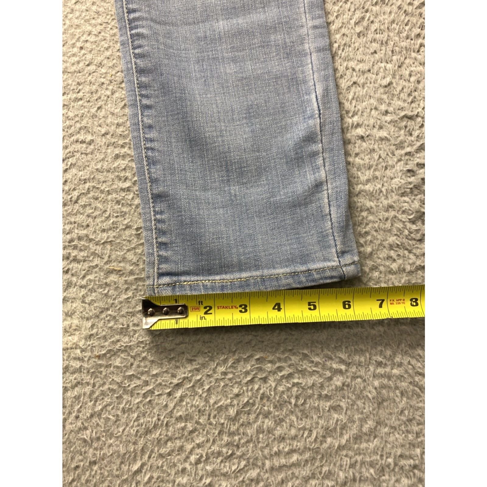 Levi's Levi's Jeans Women's 32x30 Skinny Light Blue Tummy Panel Shaping Modern Womens Size 24" / US 00 / IT 34 - 7 Thumbnail