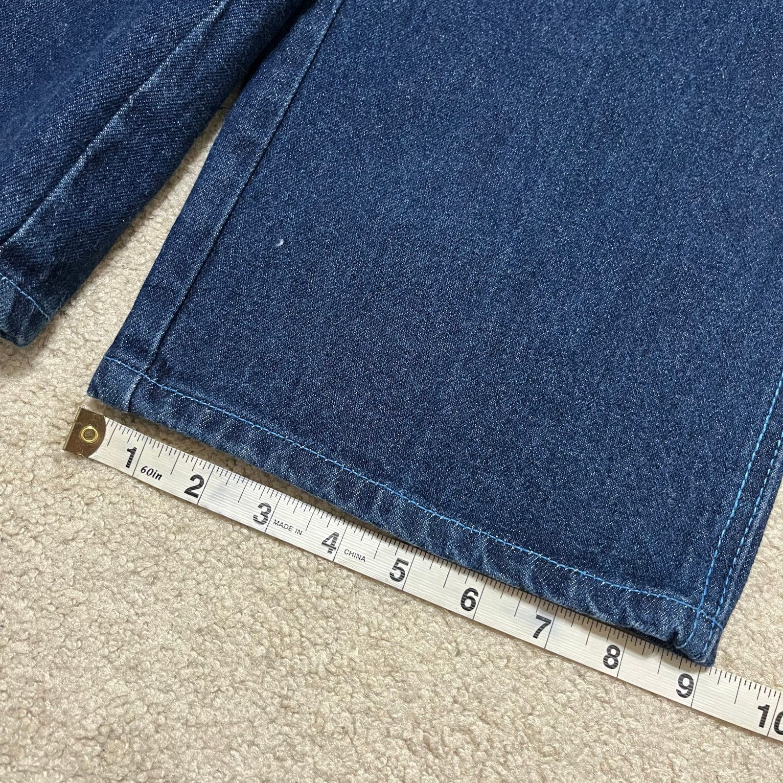 Other Culture Y2K Baggy Skater Mixed Denim Wide Leg Jeans 30Wx31L Size US 30 / EU 46 - 8 Thumbnail