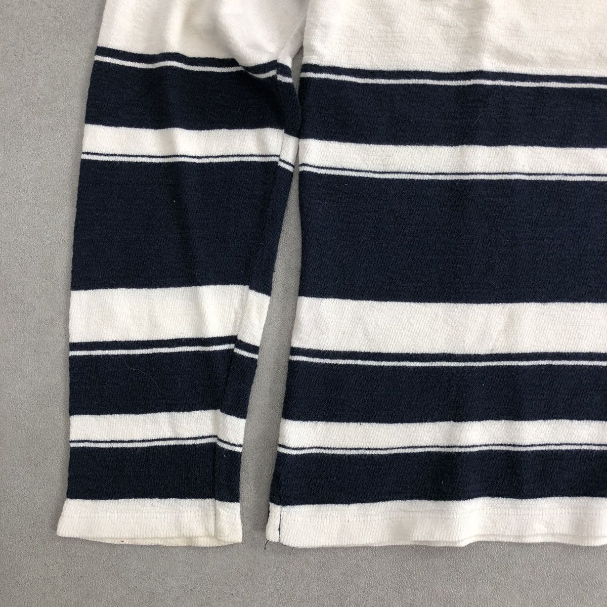 Issey Miyake × Tete Homme Vintage Tete Homme by Issey Miyake Striped Sweatshirt Size US M / EU 48-50 / 2 - 6 Thumbnail