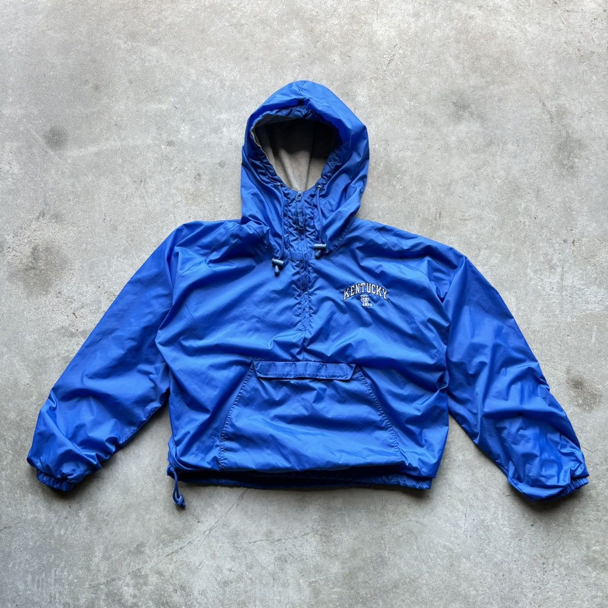 Vintage vintage Y2K UNIVERSITY OF KENTUCKY UK Nylon 1/2 Zip jacket Size US L / EU 52-54 / 3 - 2 Thumbnail