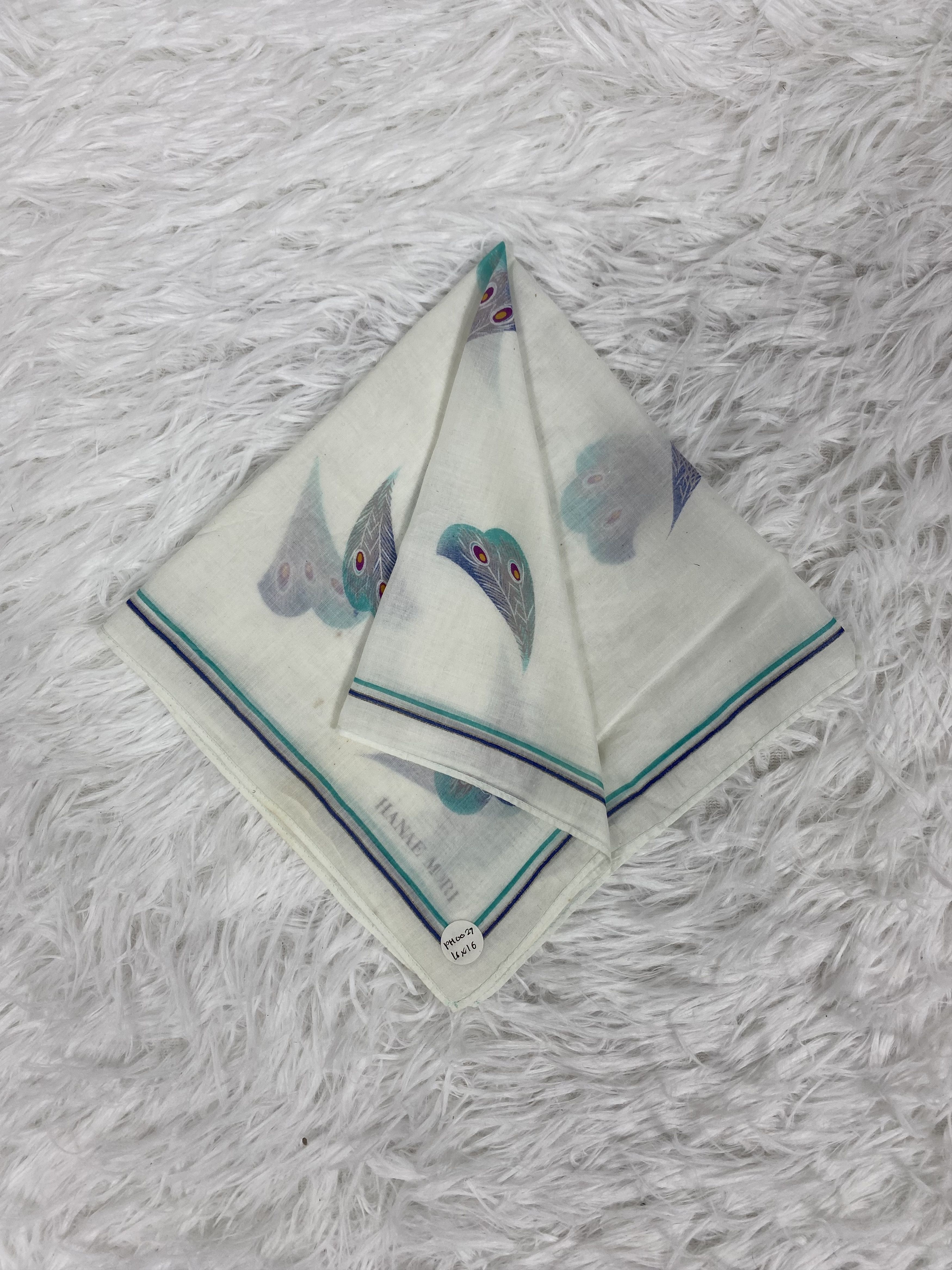Hanae Mori Vintage Hanae Mori Handkerchief PH0027 Size ONE SIZE - 1 Thumbnail