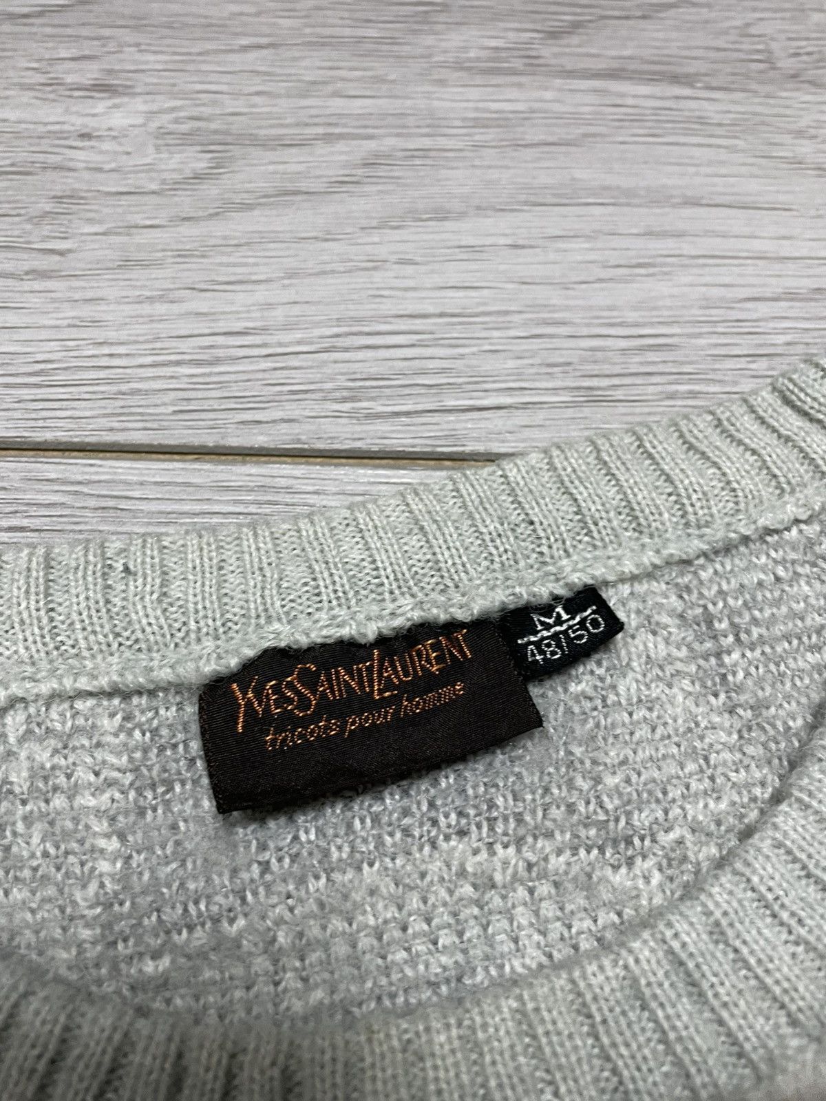 Yves Saint Laurent YSL Yves Saint Laurent alpaca patterns all over wool vest Size US M / EU 48-50 / 2 - 5 Thumbnail