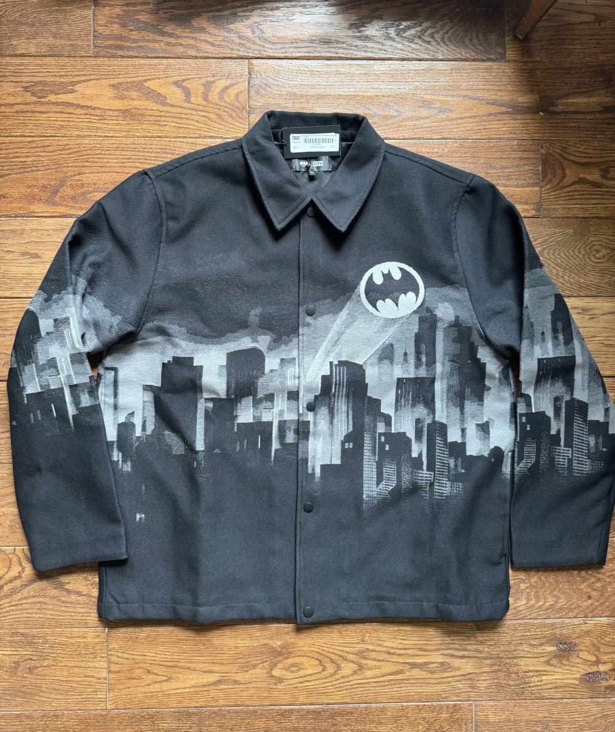 DC Comics × Kith Kith x Batman Signal Tapestry Coaches Jacket