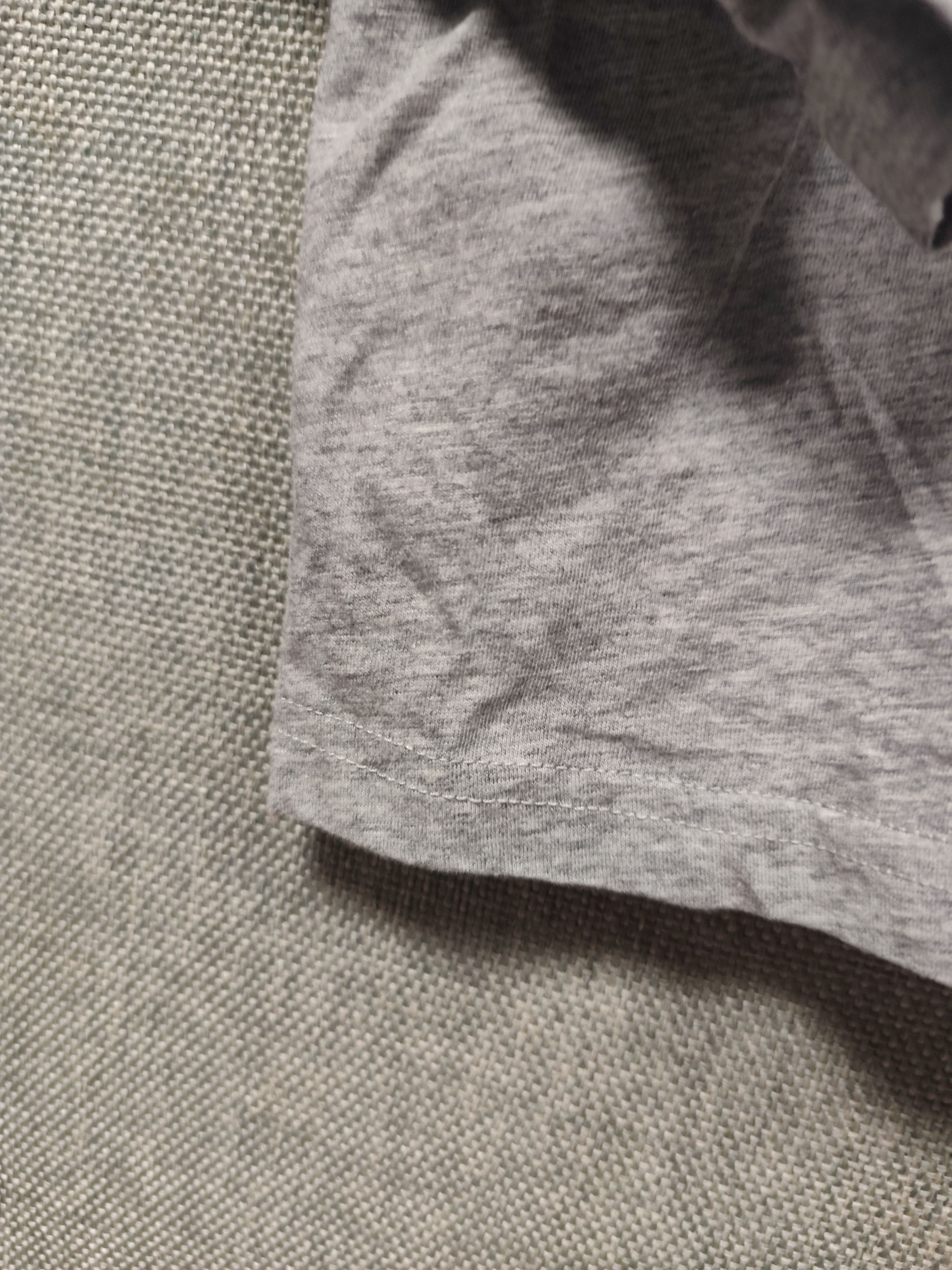 Miu Miu Miu Miu Logo Appliqué Cropped Tee - Heather Grey Size L / US 10 / IT 46 - 4 Thumbnail