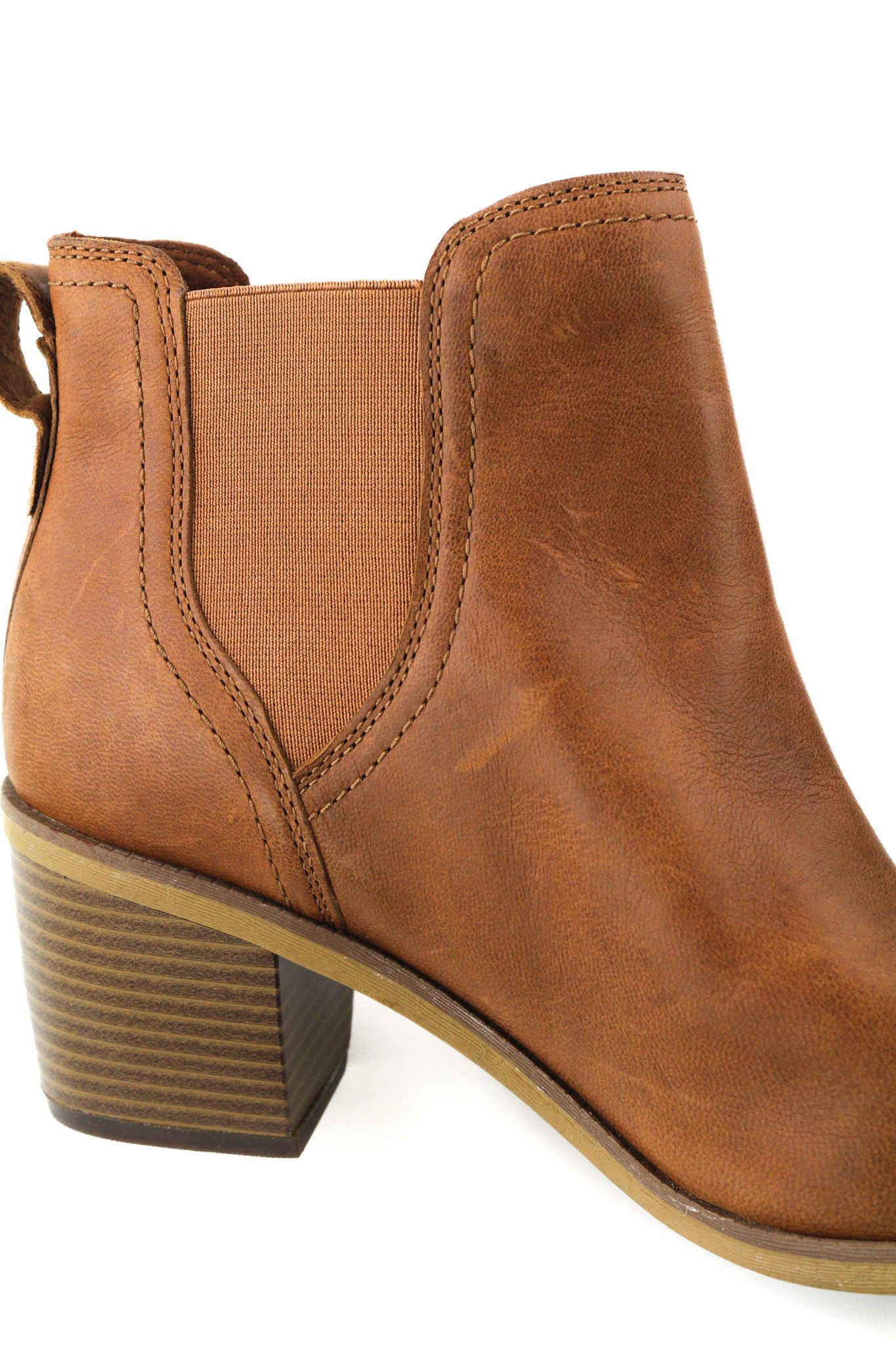 Timberland A1Z5G-A6234 EU37.5/38 Brown Leather Ankle Heels 81501 Size US 6.5 / IT 36.5 - 14 Thumbnail