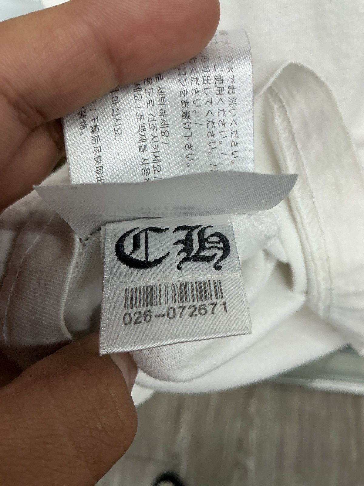 Chrome Hearts white Chrome Hearts Scroll t-shirt Size US M / EU 48-50 / 2 - 2 Thumbnail