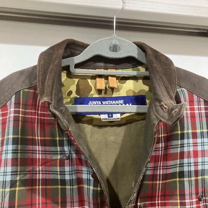Junya Watanabe Junya Watanabe Colorful plaid stitching jacket Size US S / EU 44-46 / 1 - 5 Thumbnail