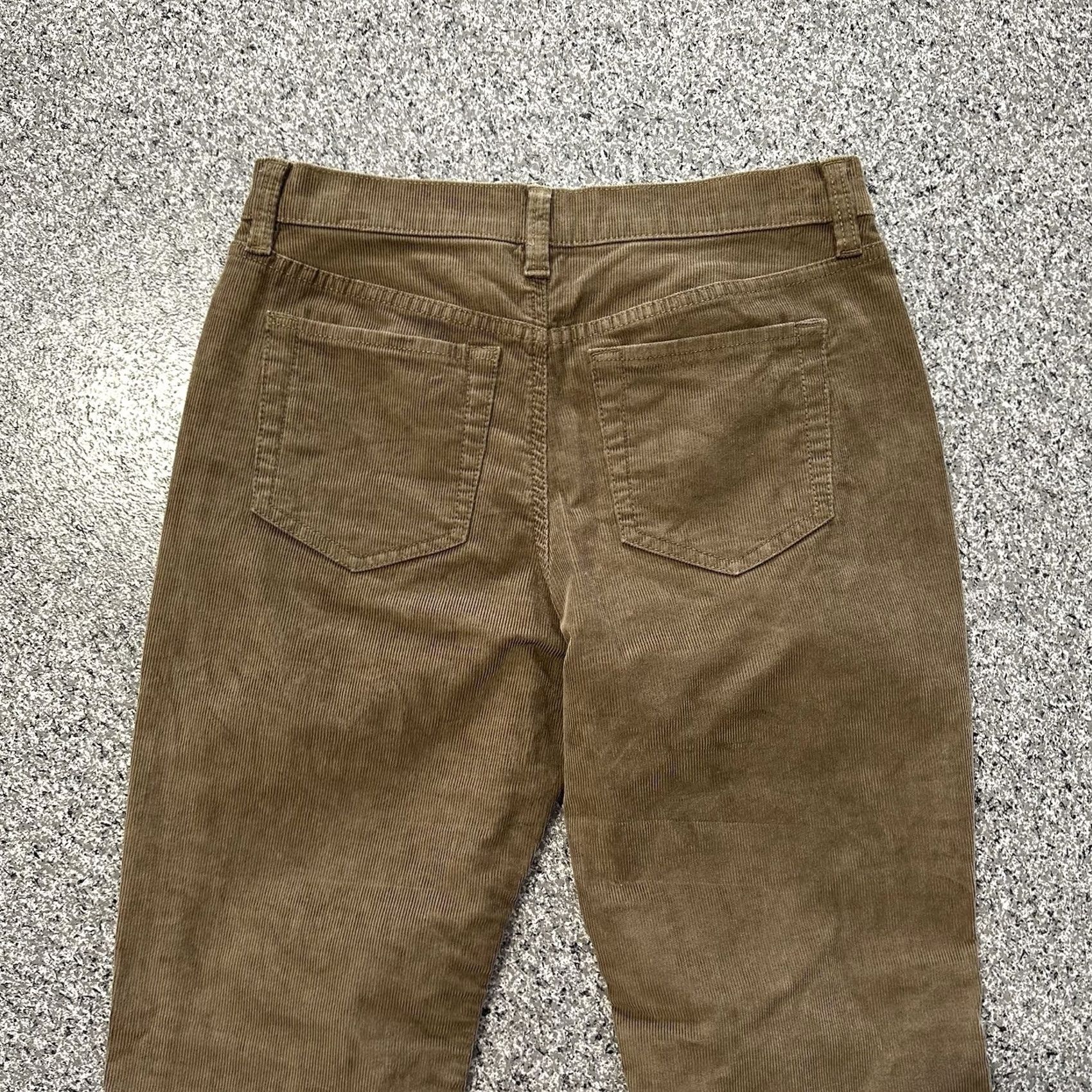 Vintage L.L. Bean Pants Womens 6P Corduroy Straight Leg Mid Rise BeanFlex Stretch - Brown, 28x27 - Casual, Regular Fit Size 28" / US 6 / IT 42 - 5 Thumbnail