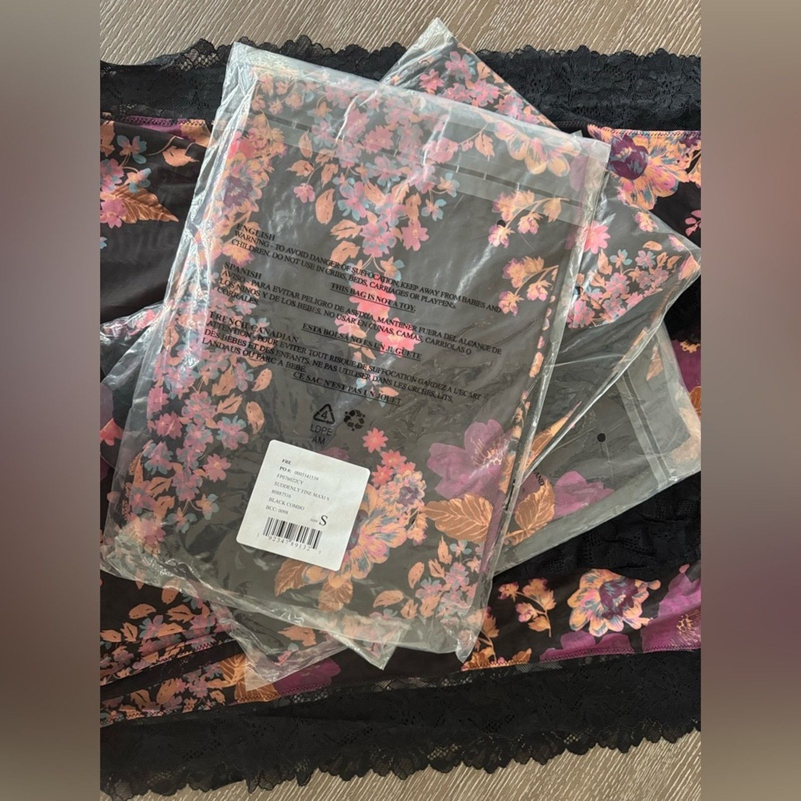 Free People 🎉LAST CHANCE🎉Free People‎ Suddenly Fine Maxi Slip Black Size XS / US 0-2 / IT 36-38 - 15 Thumbnail