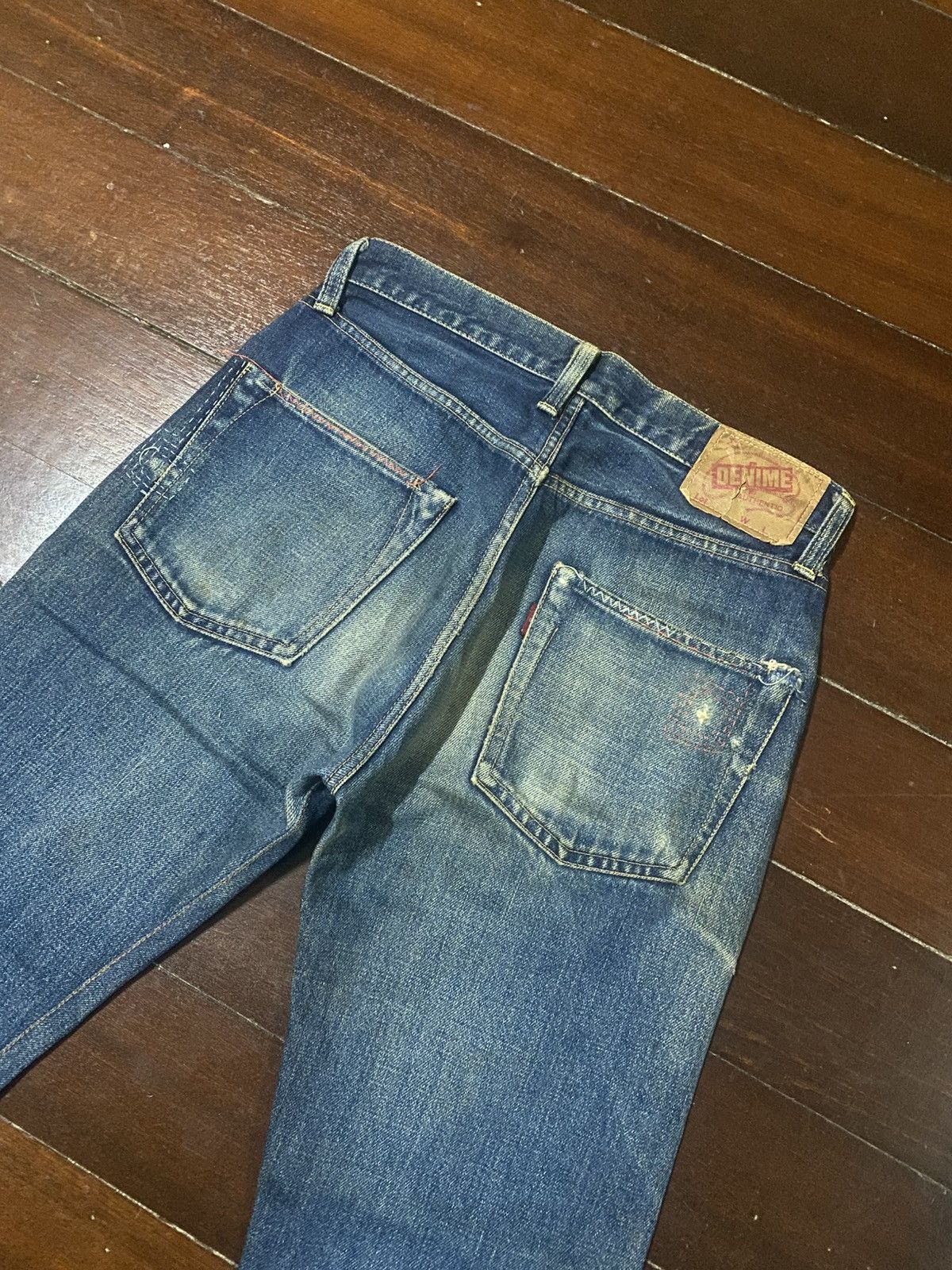 Denime Vintage Denime Japan Distressed Selvedge rework mud wash Size US 30 / EU 46 - 19 Thumbnail