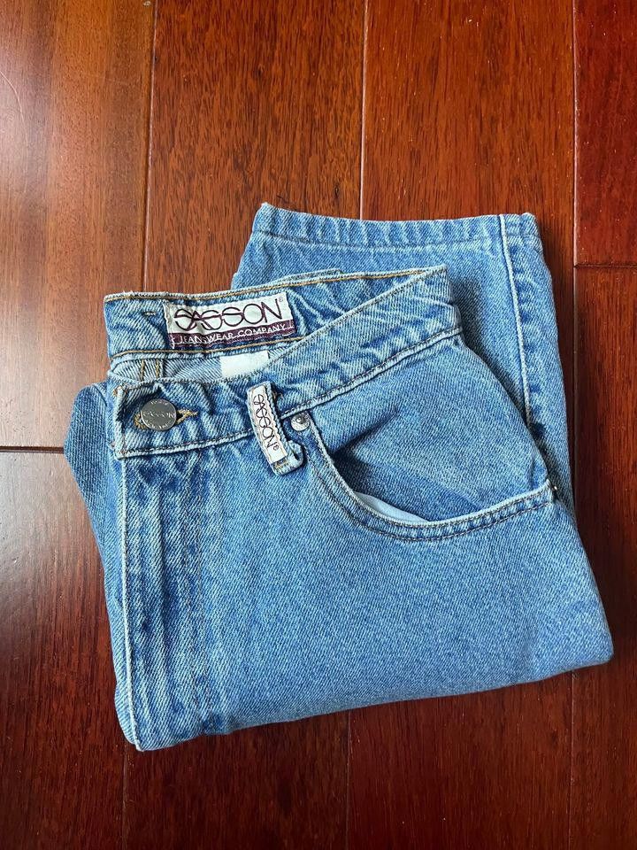 Vintage Vintage Sasson Women's Tapered Leg Mom Jeans Size 27" / US 4 / IT 40 - 1 Thumbnail
